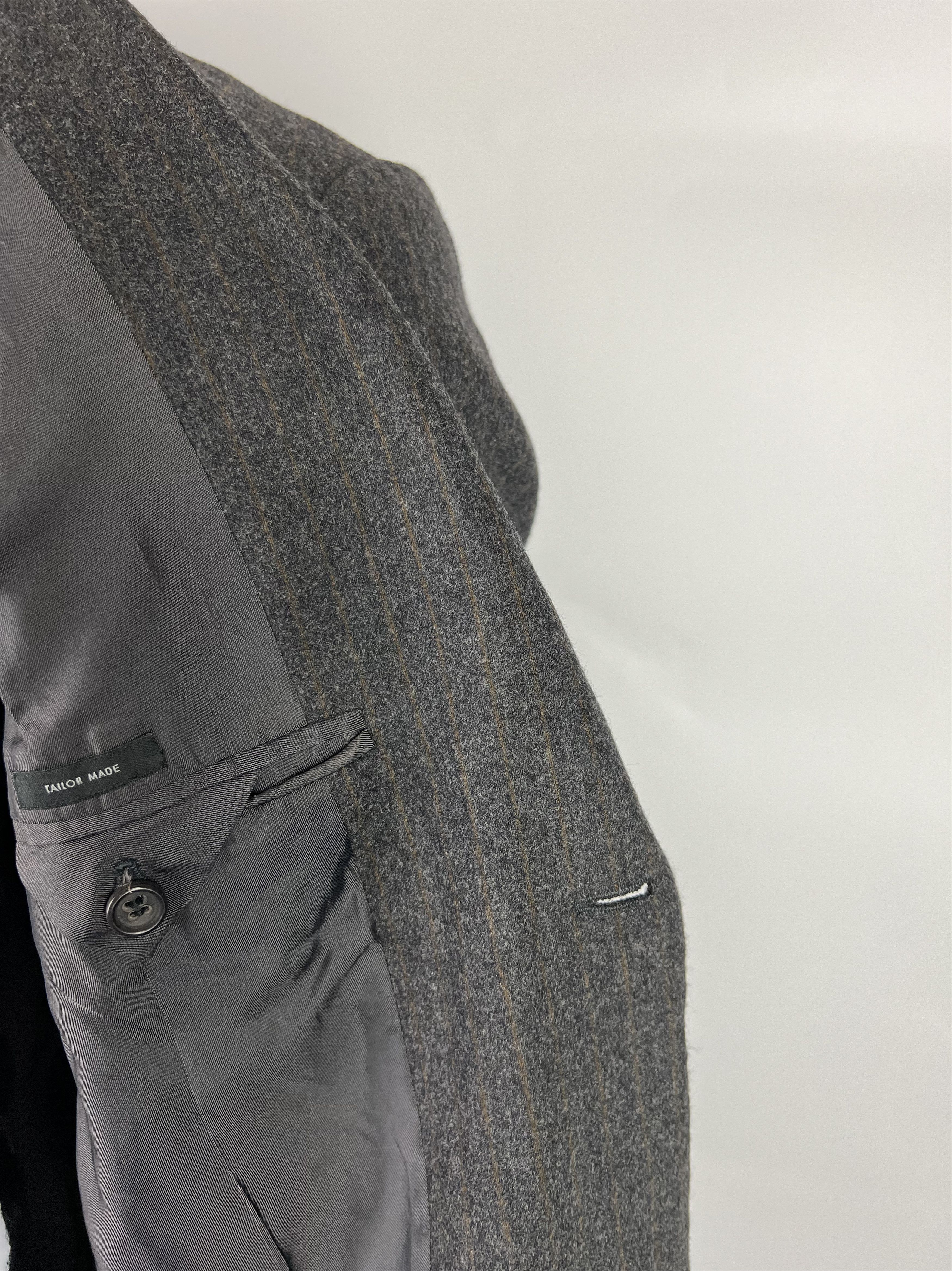 Jil Sander × Raf Simons Jil Sander Raf Simons Era Striped Wool Blazer Size 50R Size 50R - 11 Thumbnail