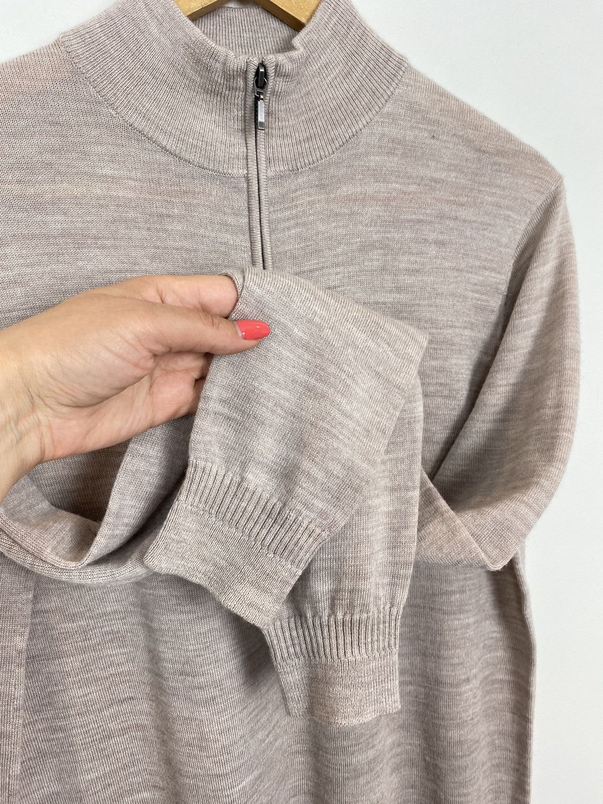 Other Paul Castelloe Merino Wool 1/4 Zip Jumper Sweater Men’s Sz M Size US M / EU 48-50 / 2 - 3 Thumbnail