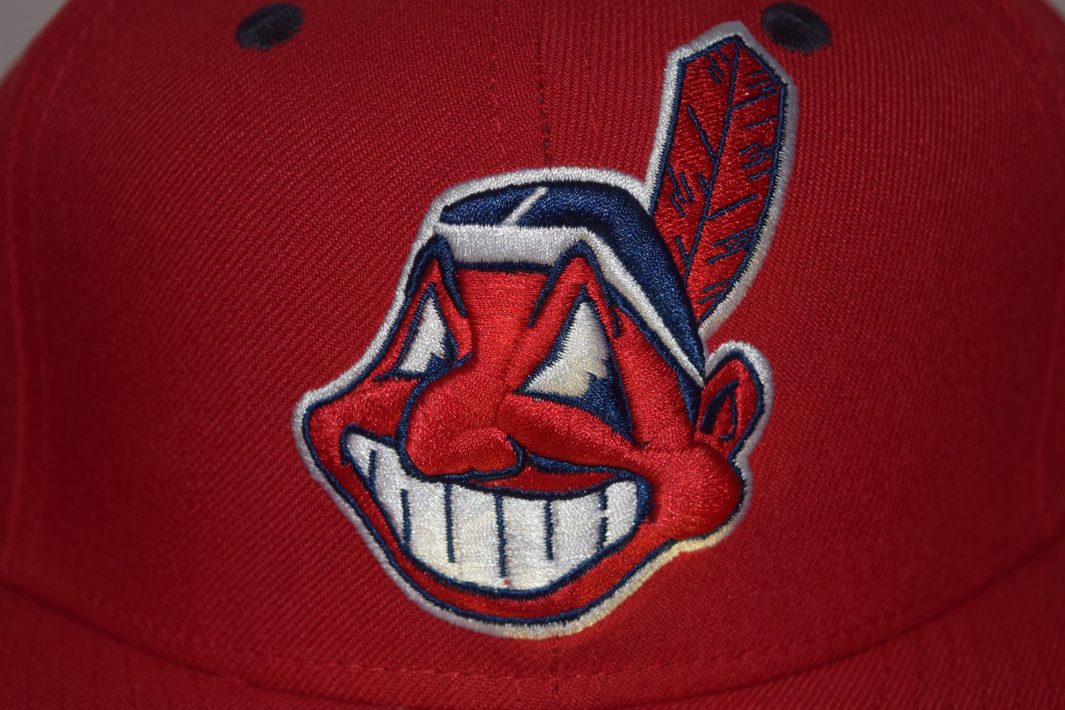 New Era New Era Cleveland Indians Chief Wahoo Red Feather Hat Size ONE SIZE - 2 Thumbnail
