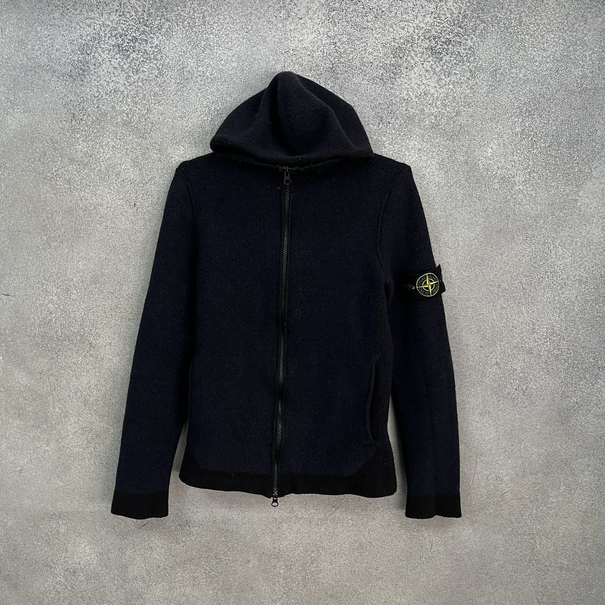 Stone Island Vintage Stone Island Zip Hoodie Jacket Wool Size US XS / EU 42 / 0 - 1 Thumbnail