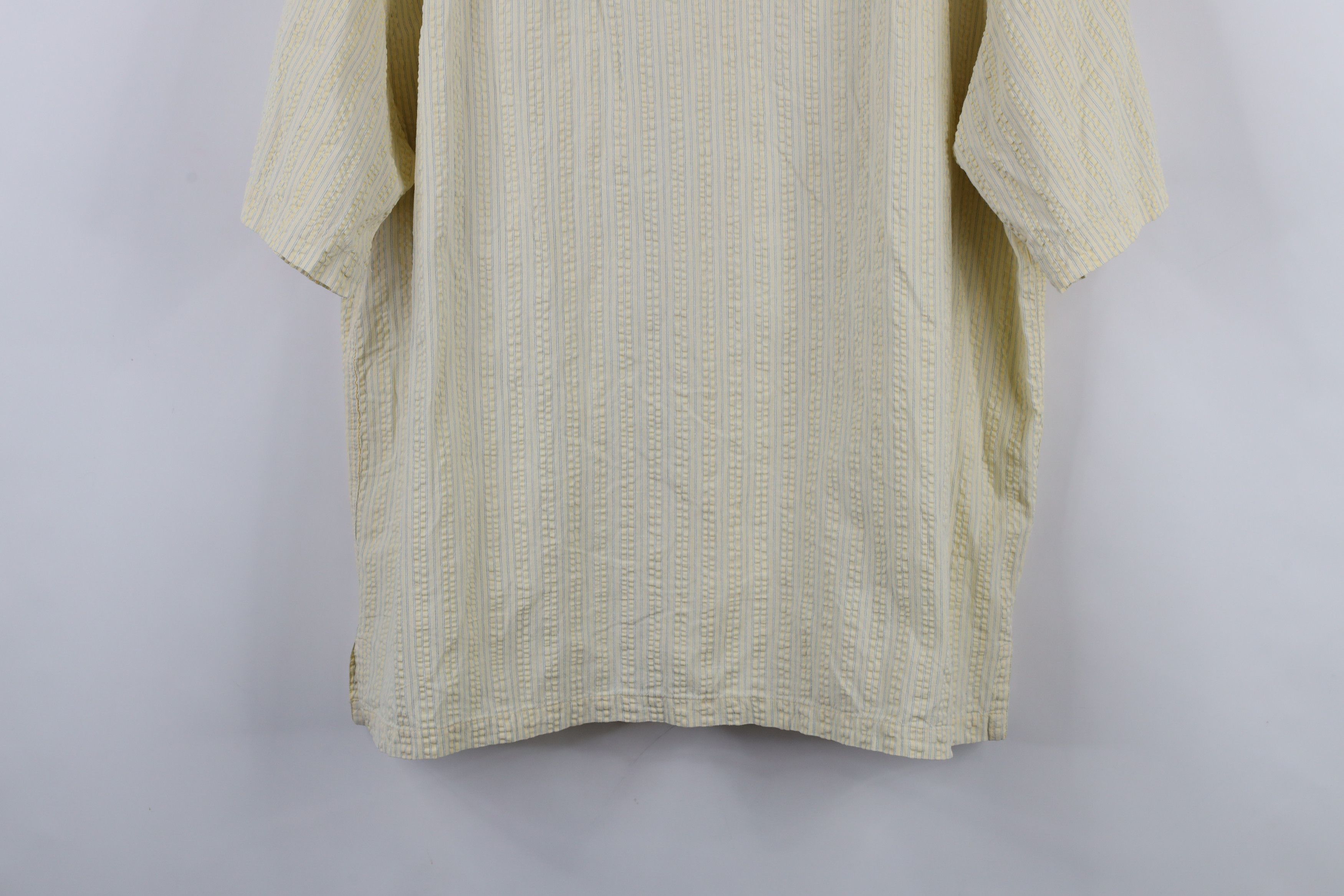 Patagonia × Vintage Vintage 70s Patagonia Seersucker Short Sleeve Button Shirt Size US L / EU 52-54 / 3 - 11 Thumbnail