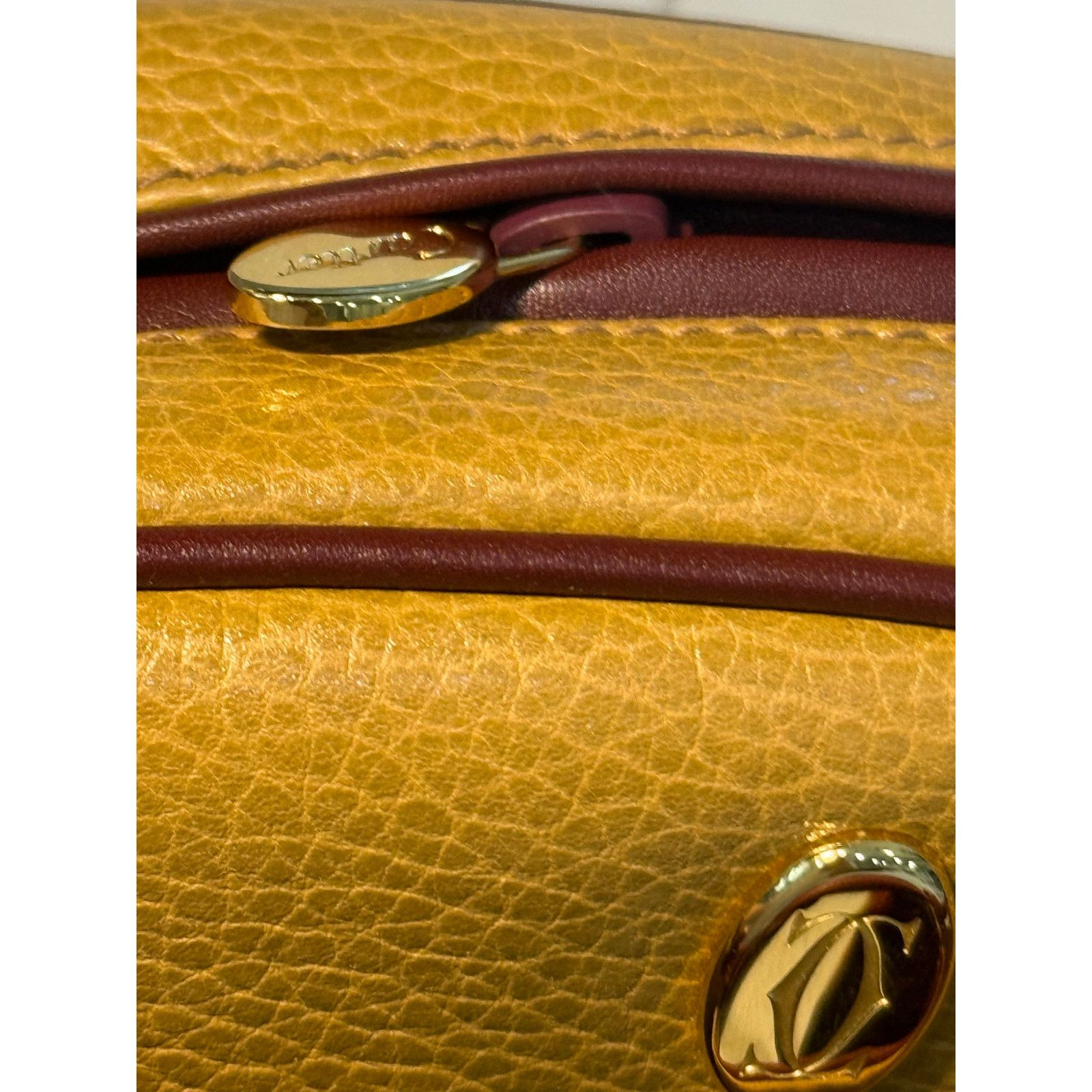 Cartier Cartier Vintage TwoTone Shoulder Bag with Drawstring NWT Box Size ONE SIZE - 12 Thumbnail