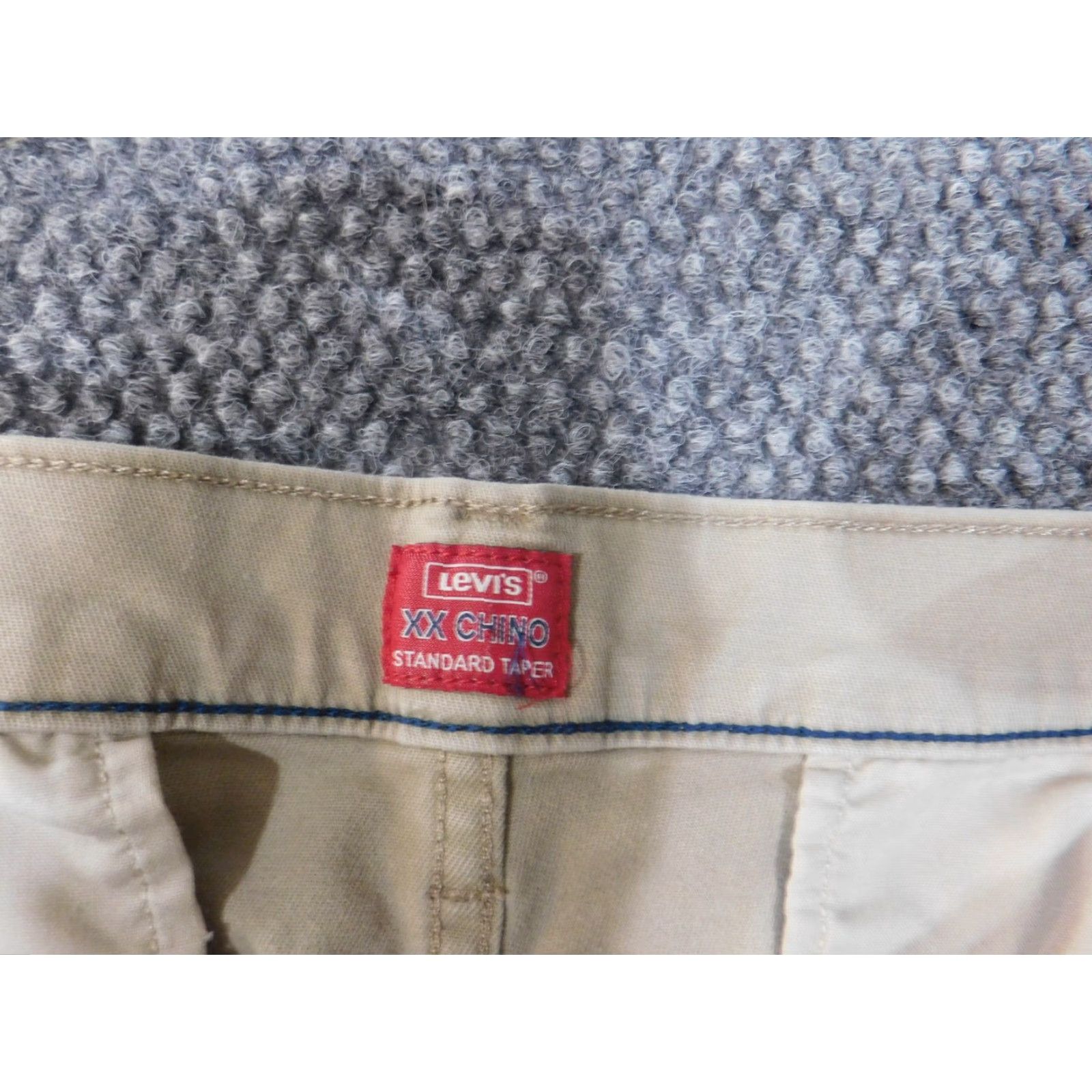 Levi's Levi's Pants Men 38x30 Chino Beige Classic Retro Straight Taper pants Mens 38 Beige Regular Size 38 Size US 38 / EU 54 - 3 Thumbnail