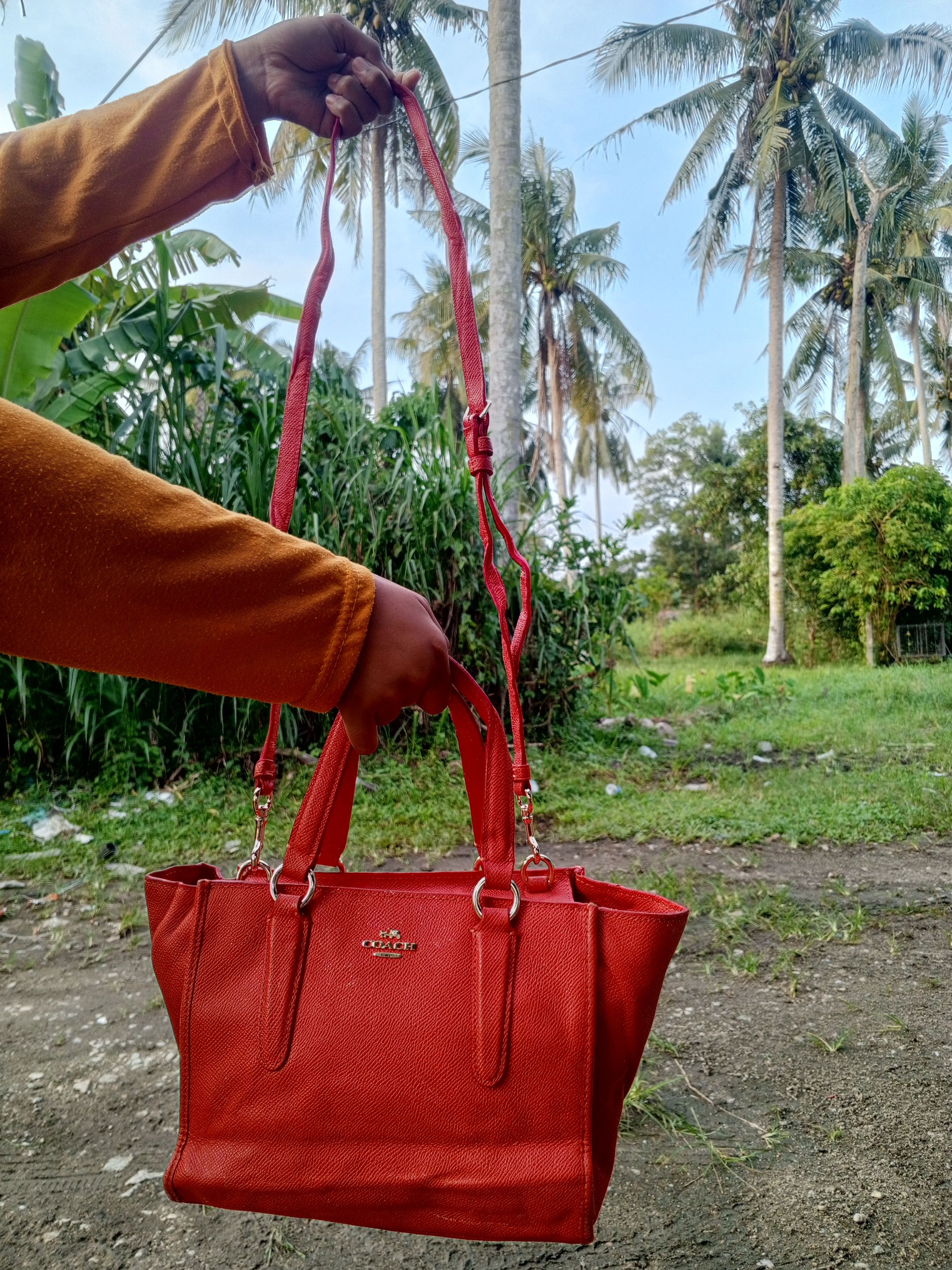 Coach Coach Hand Bag Leather 2way Size ONE SIZE - 6 Thumbnail