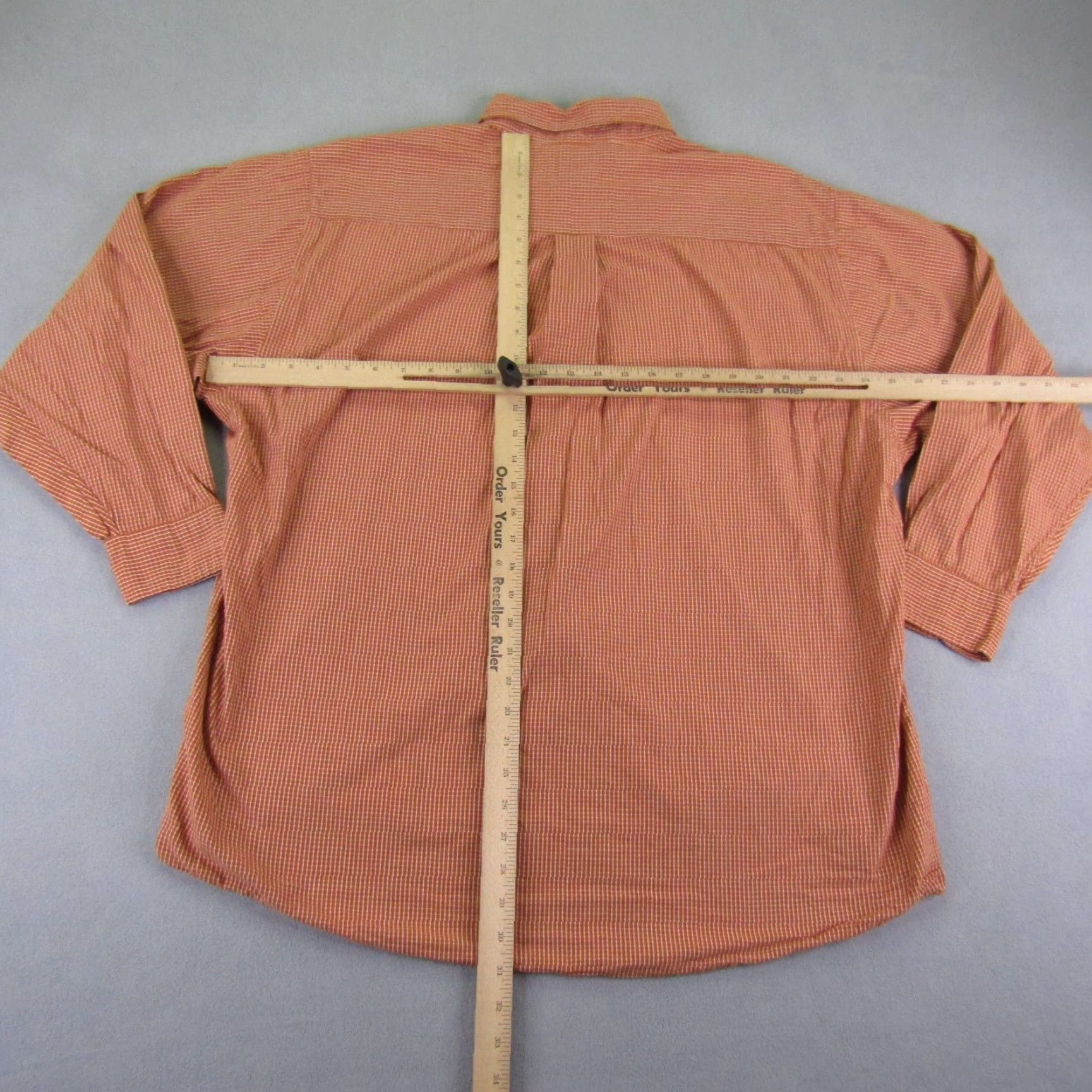 Brooks Brothers Brooks Brothers Shirt Mens XL Orange Plaid Button-Up Collared Long Sleeve Button-Down Casual Workwear Size US XL / EU 56 / 4 - 6 Thumbnail