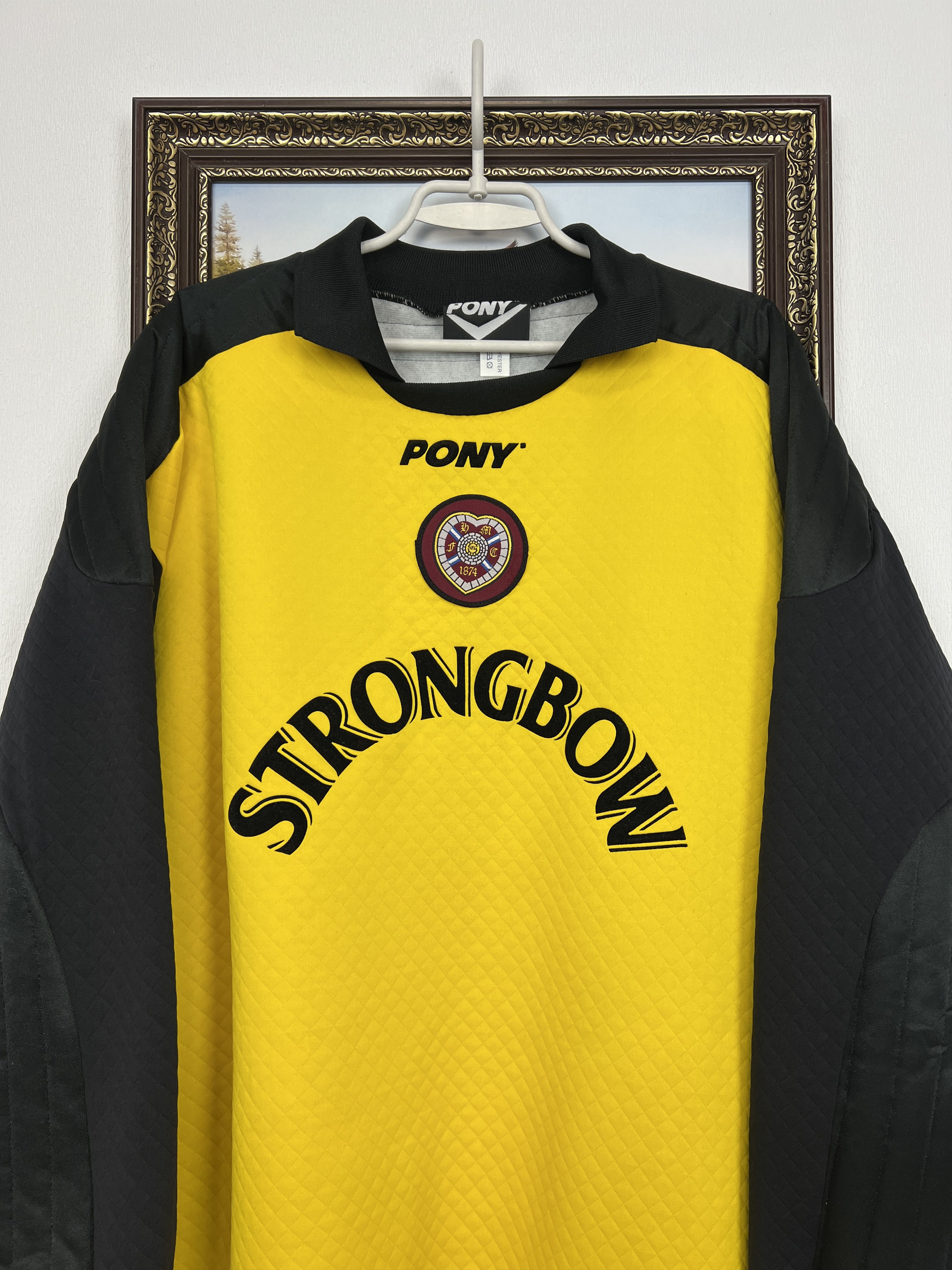 Vintage Heart Of Midlothian Goalkeeper football shirt 1996 Tee Hype Size US L / EU 52-54 / 3 - 2 Thumbnail