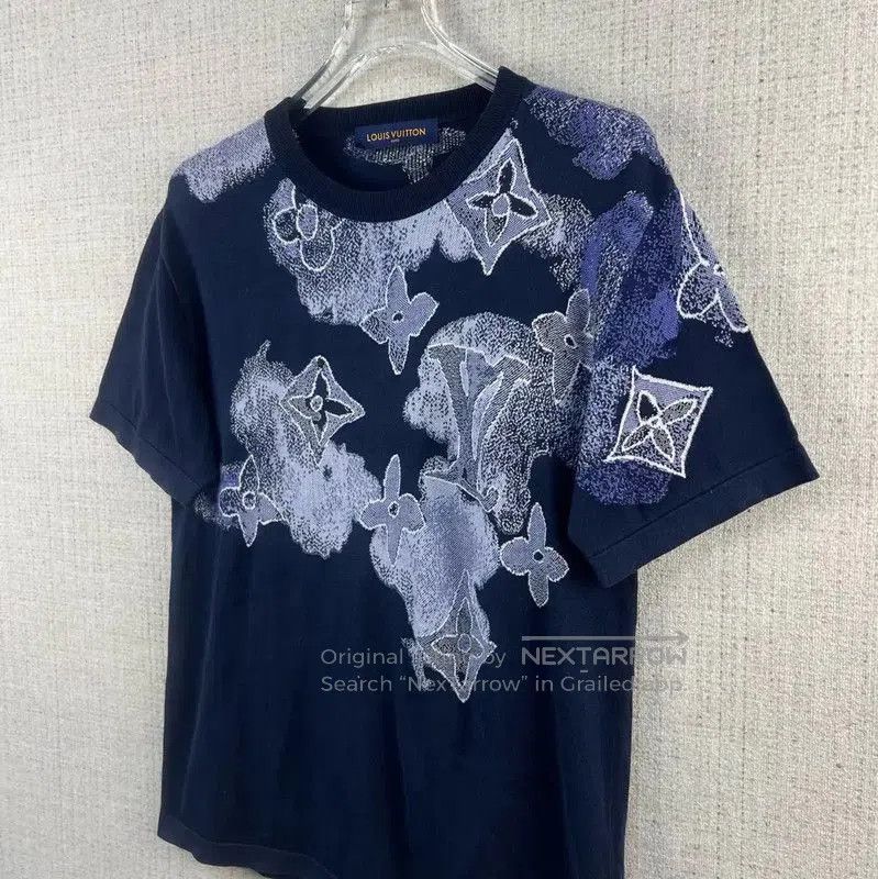 Louis Vuitton Louis Vuitton Summer Navy Logo T-shirt for Men . Size US M / EU 48-50 / 2 - 2 Thumbnail