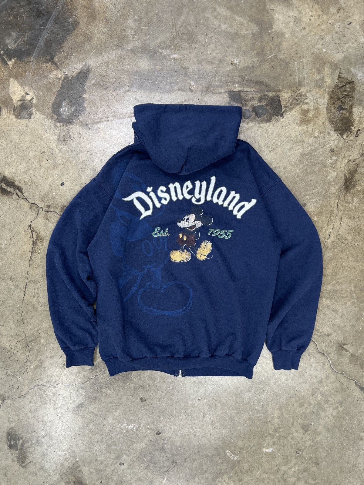 Disney Vintage Disneyland Mickey Mouse Full Zip Hoodie Medium Size US M / EU 48-50 / 2 - 2 Thumbnail