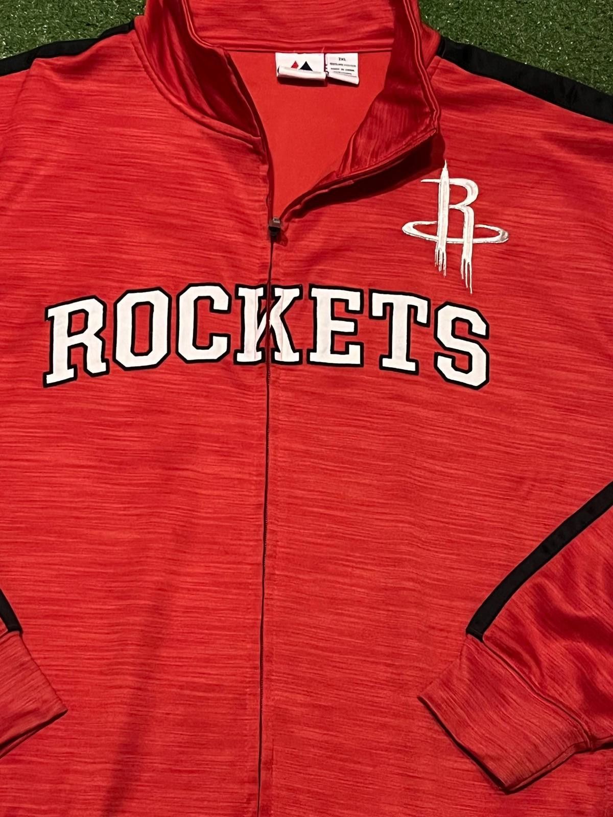 Starter Starter Houston Rockets Red Full Zip Sports Jacket 2XL Size US XXL / EU 58 / 5 - 5 Thumbnail