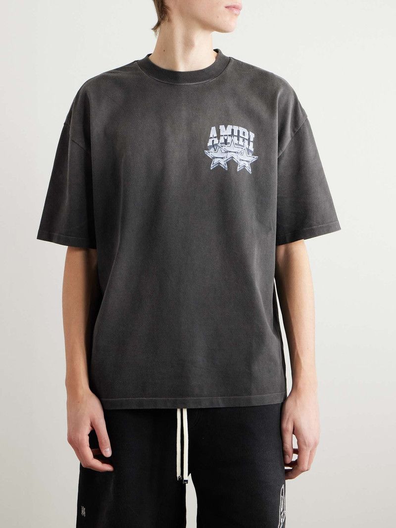Amiri o1s1wg110326 Championship Logo T-Shirt in Dark Grey Size US L / EU 52-54 / 3 - 3 Thumbnail