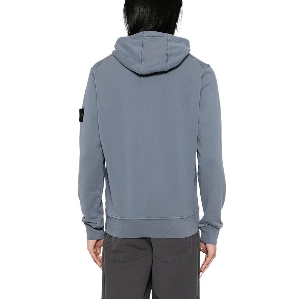 Stone Island Stone Island Hoodie Washed Blue Size M Compass Patch Size US M / EU 48-50 / 2 - 3 Thumbnail