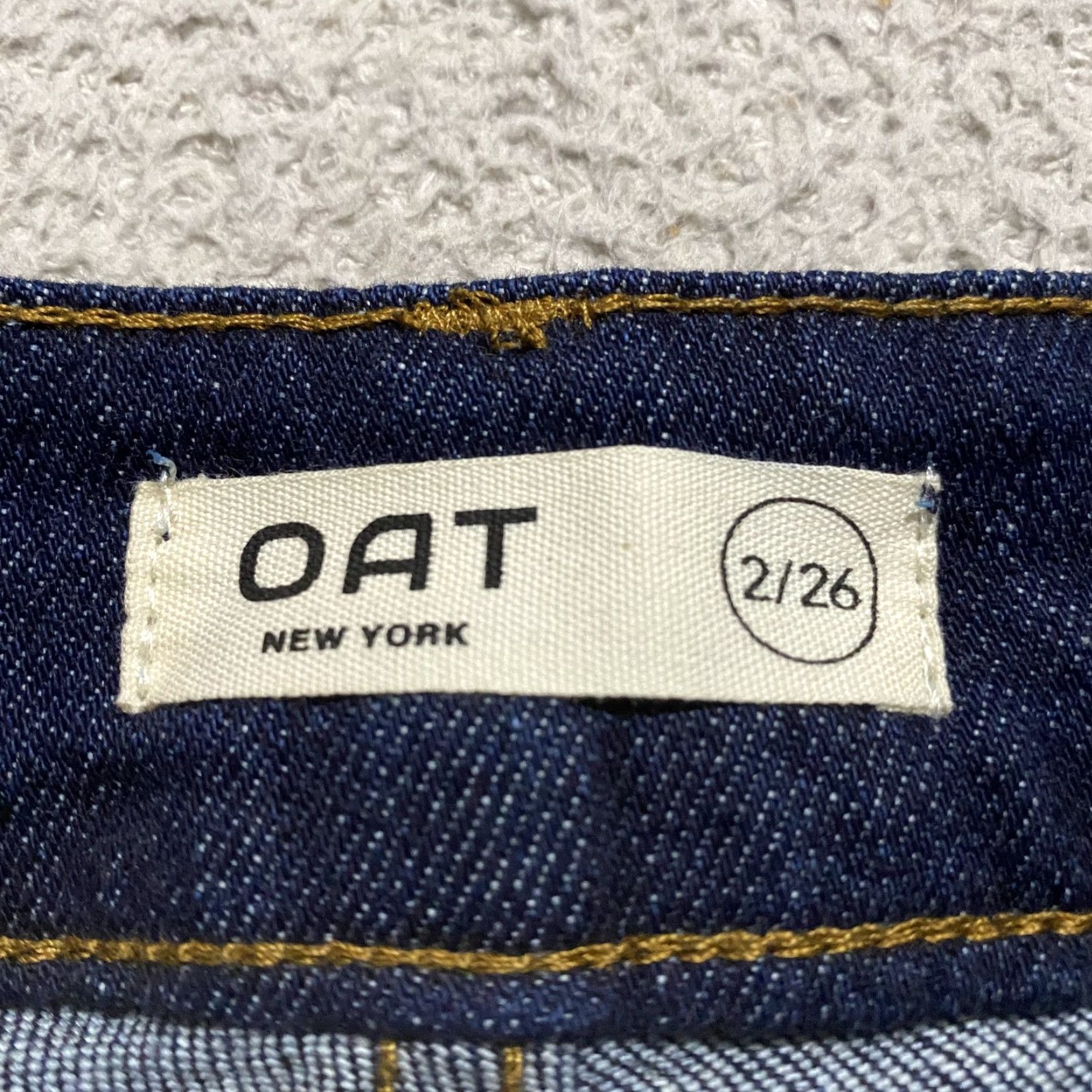 Vintage OAT New York Jeans Womens 2 Blue Denim Wide Leg High Rise Raw Hem Cropped Crop Wide-Leg Jeans Womens M2 LOY? Size 26" / US 2 / IT 38 - 3 Thumbnail