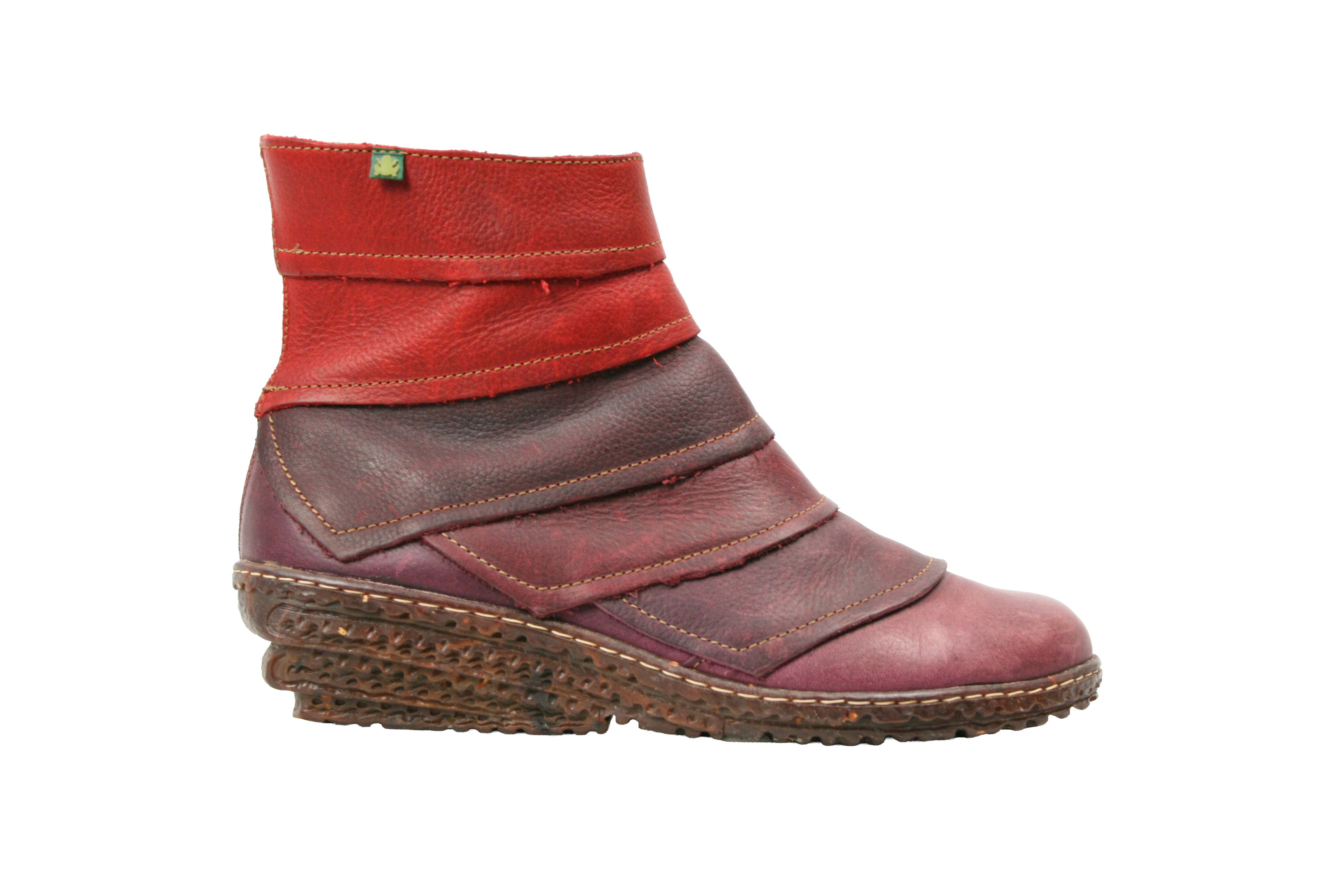 Japanese Brand El Naturalista 00S Goblin Multilayered Leather Y2K Boots Size US 9 / IT 39 - 2 Thumbnail