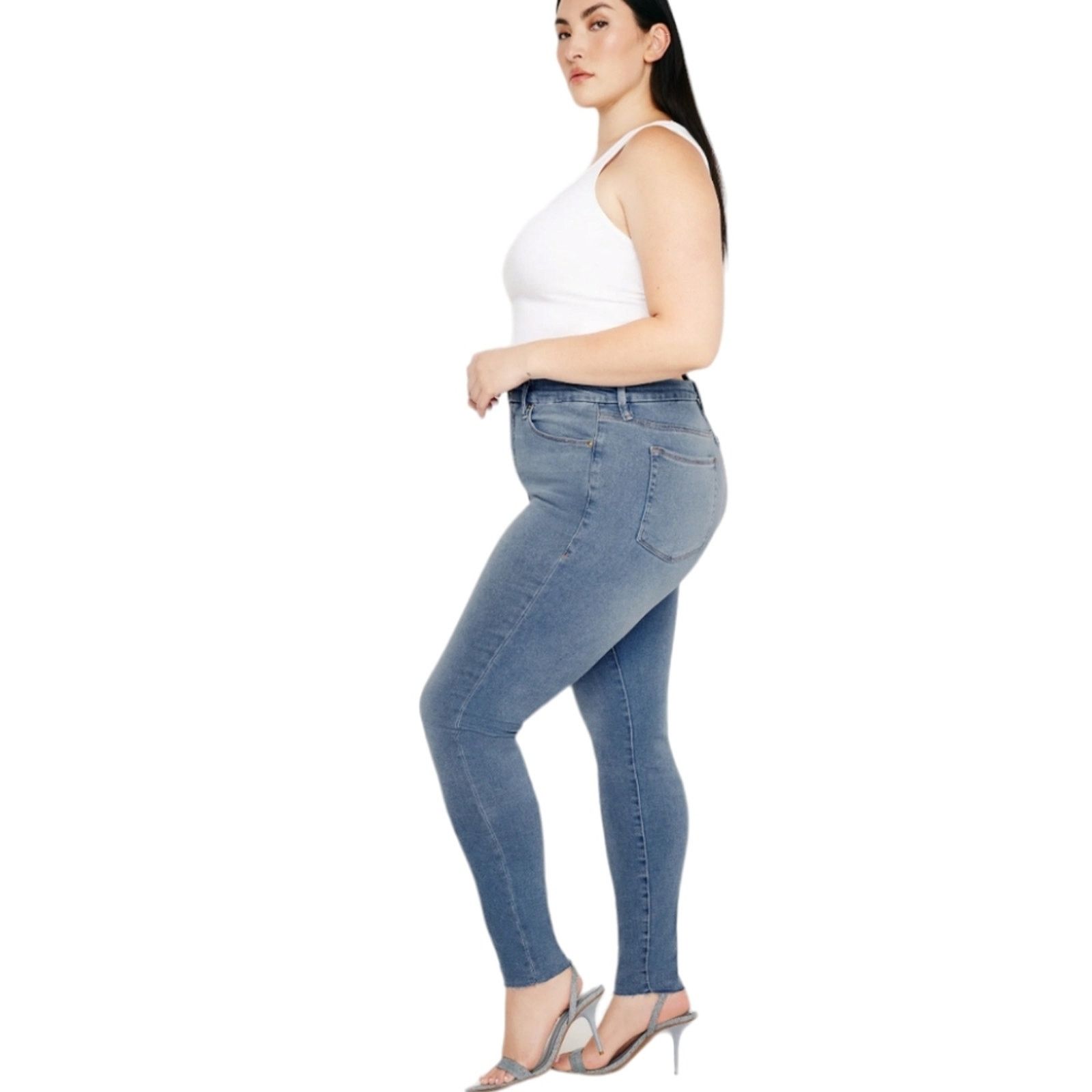 Good American Good American Good Legs Stretch Skinny Jeans 18 Size 40" / US 18 - 2 Thumbnail