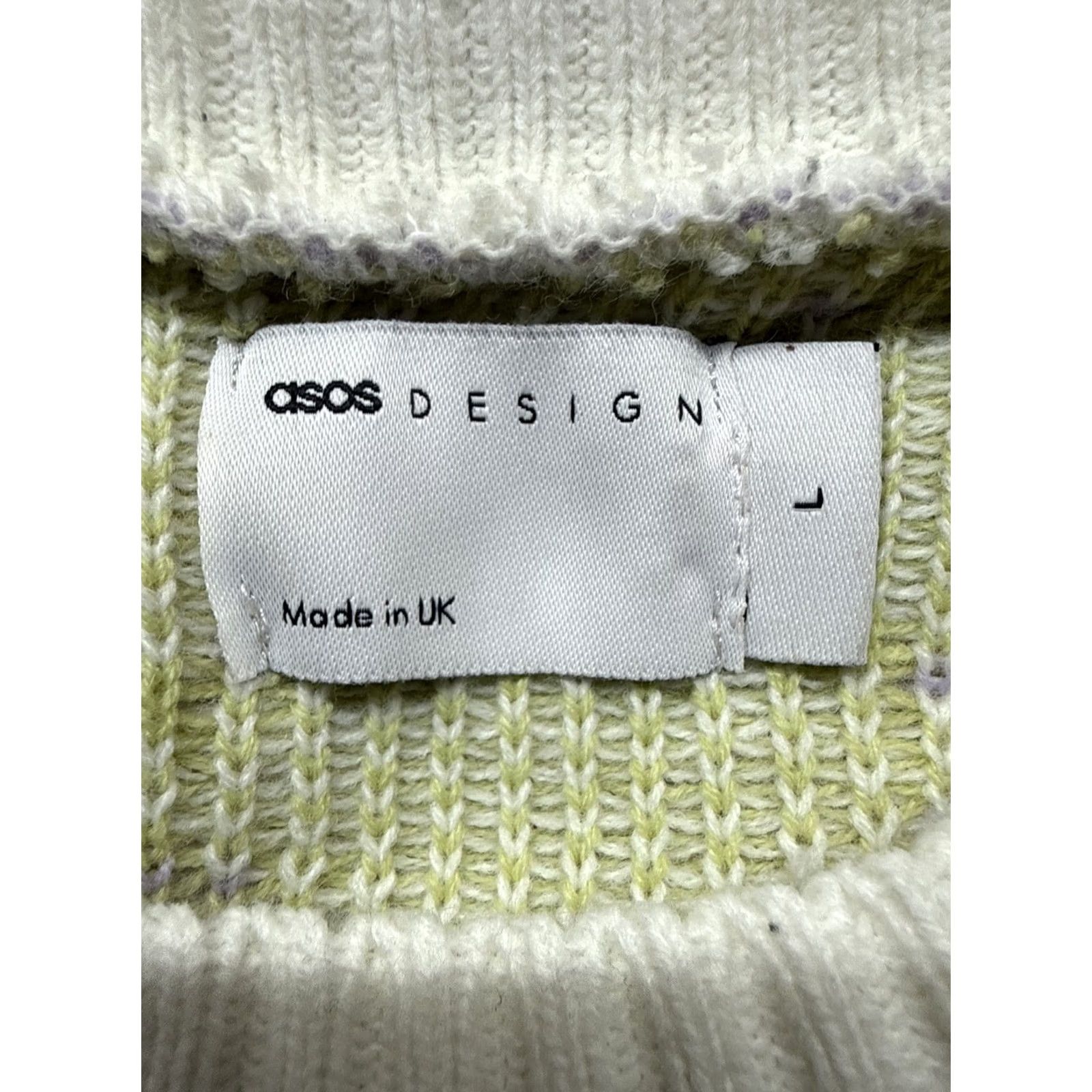 Asos ASOS Argyle Sweater Crew Neck Knit Preppy Oversized Multicolor Mens L Size US XL / EU 56 / 4 - 3 Thumbnail