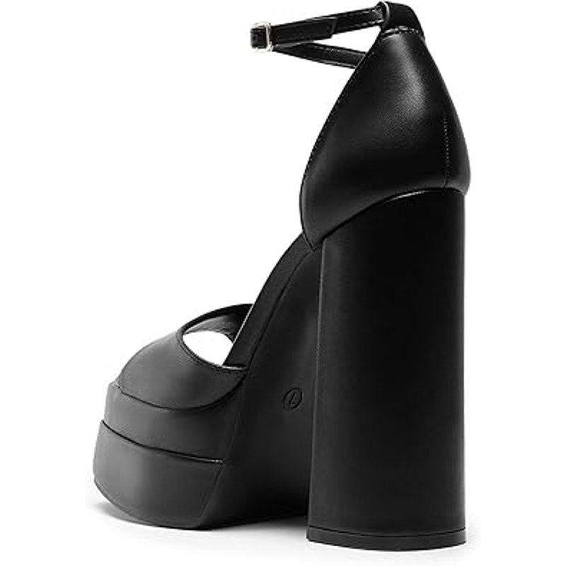 Other Dream Pairs Womens Black 5" Block Platform Heel Size 11 Size US 11 / IT 41 - 3 Thumbnail