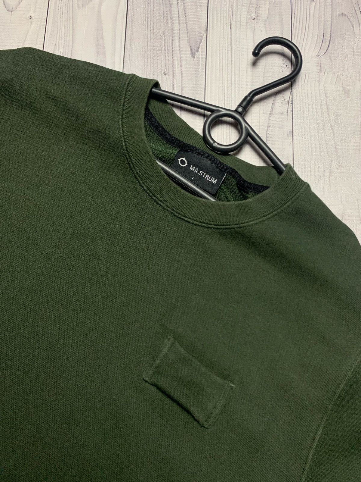Massimo Osti Ma.strum green sweatshirt casuals Size L Size US L / EU 52-54 / 3 - 2 Thumbnail