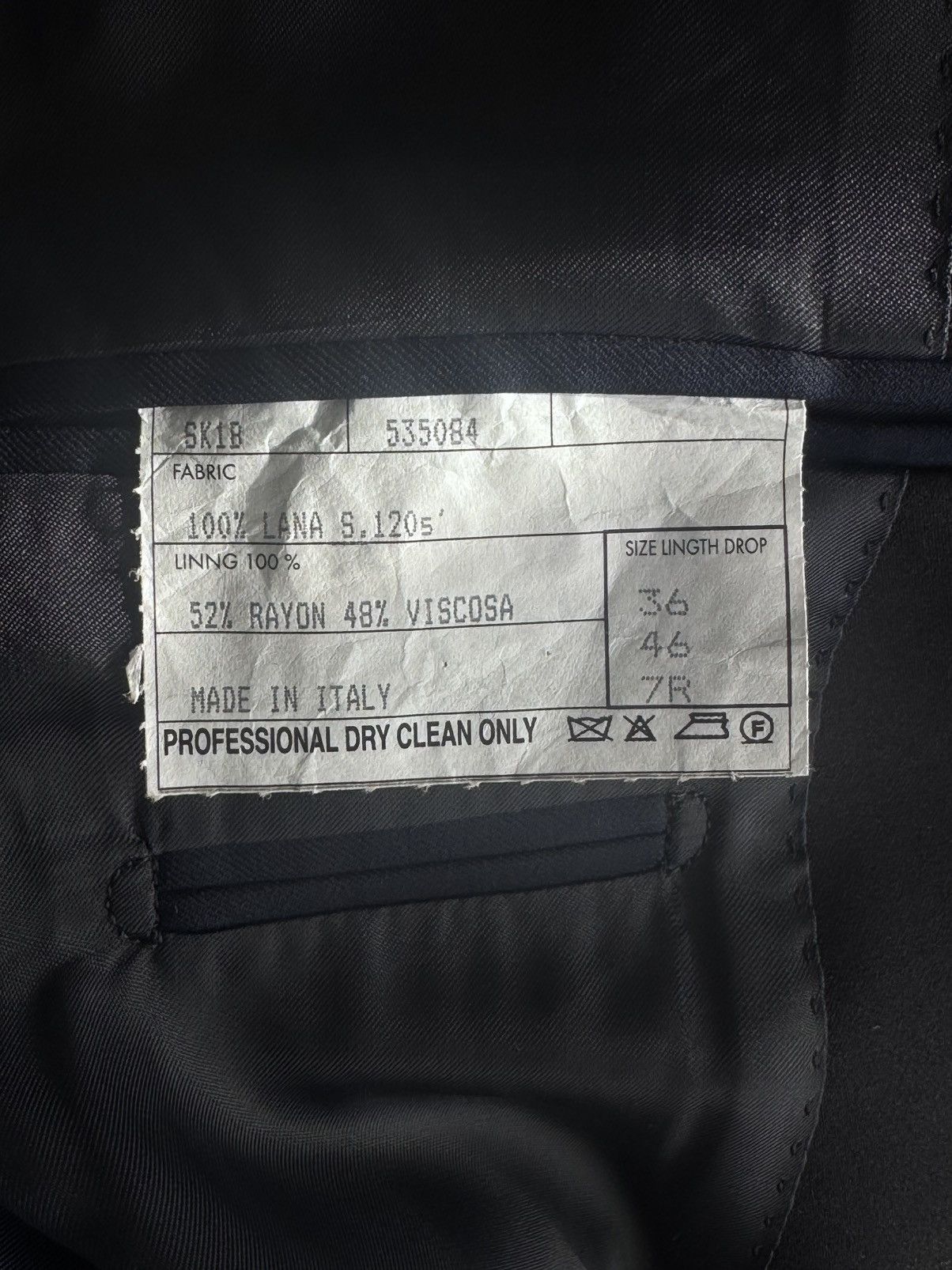Yves Saint Laurent Yves Saint Laurent Pour Homme Navy Blue Tuxedo Suit Size 36R - 6 Thumbnail