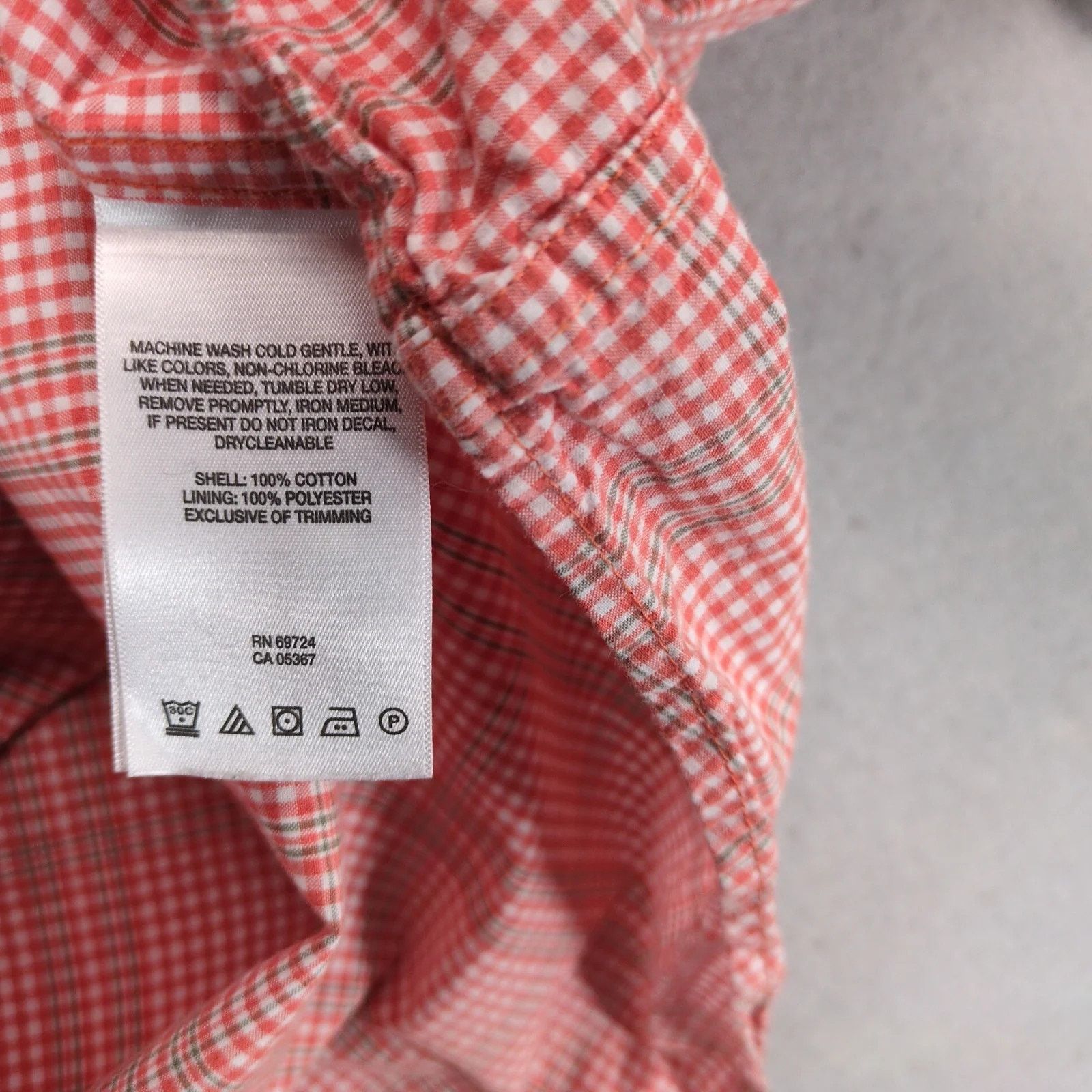 Columbia Columbia Sportswear Orange Plaid Button Up Shirt Men's XL Size US XL / EU 56 / 4 - 4 Thumbnail