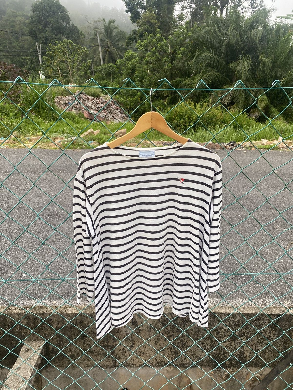 Tsumori Chisato Tsumori Chisato Breton Stripe Tee Size L / US 10 / IT 46 - 1 Thumbnail