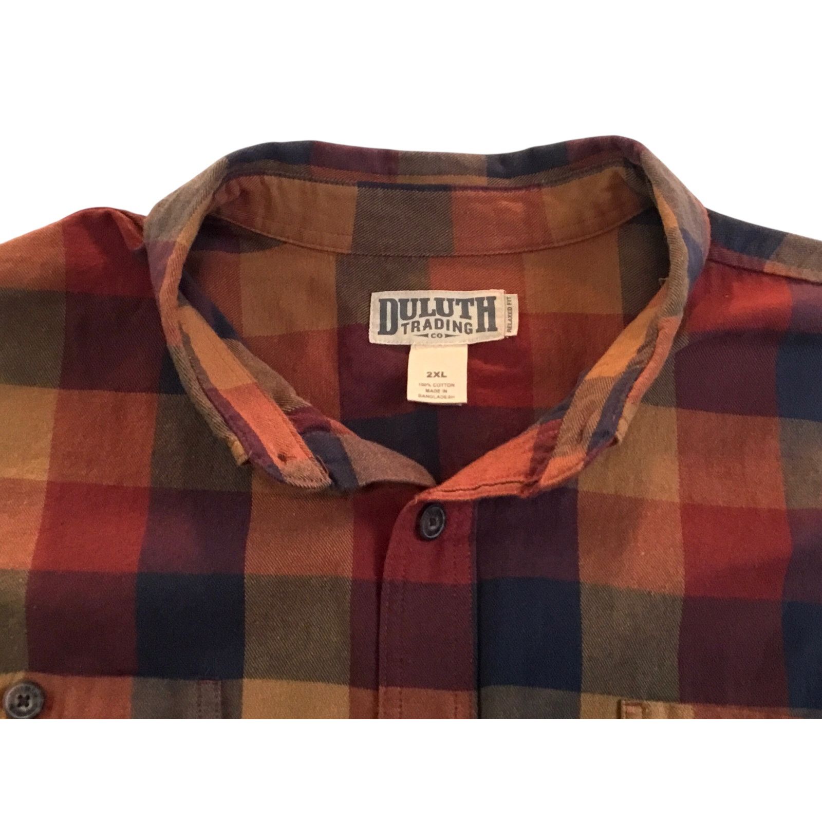 Duluth Trading Company Duluth Trading Double Pocket Multi-Plaid Shirt Size XXL Size US XXL / EU 58 / 5 - 4 Thumbnail
