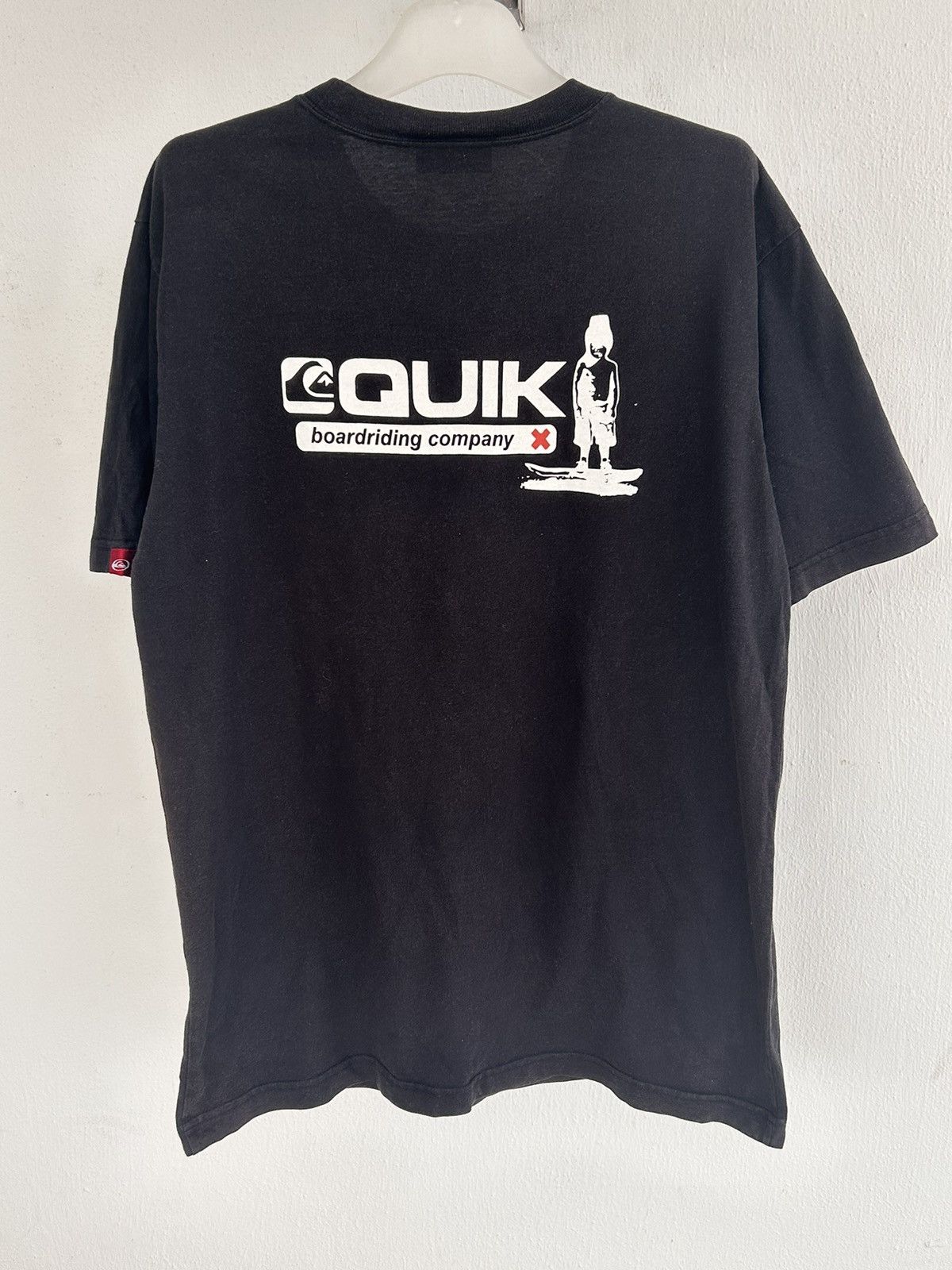 Quiksilver Quiksilver vintage backhit black tee Size US L / EU 52-54 / 3 - 2 Thumbnail
