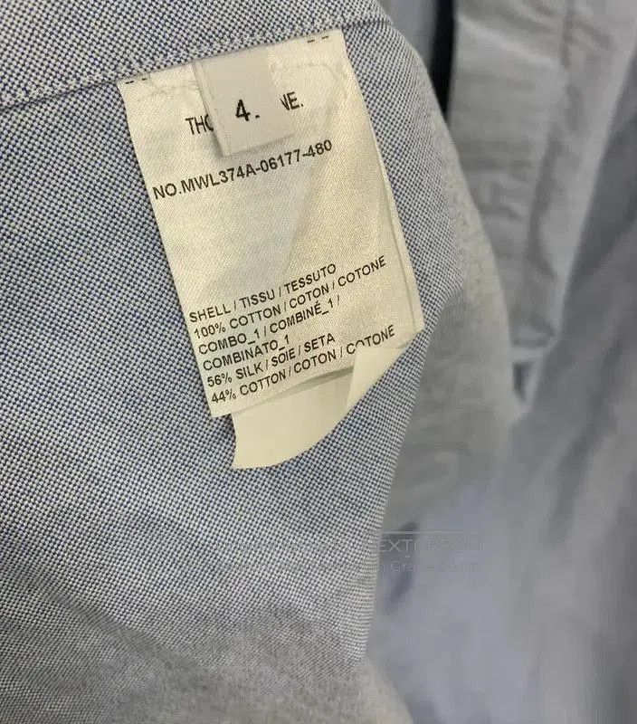 Thom Browne Thom Browne Sky Blue Long Sleeve Shirt . Size US XXL / EU 58 / 5 - 3 Thumbnail
