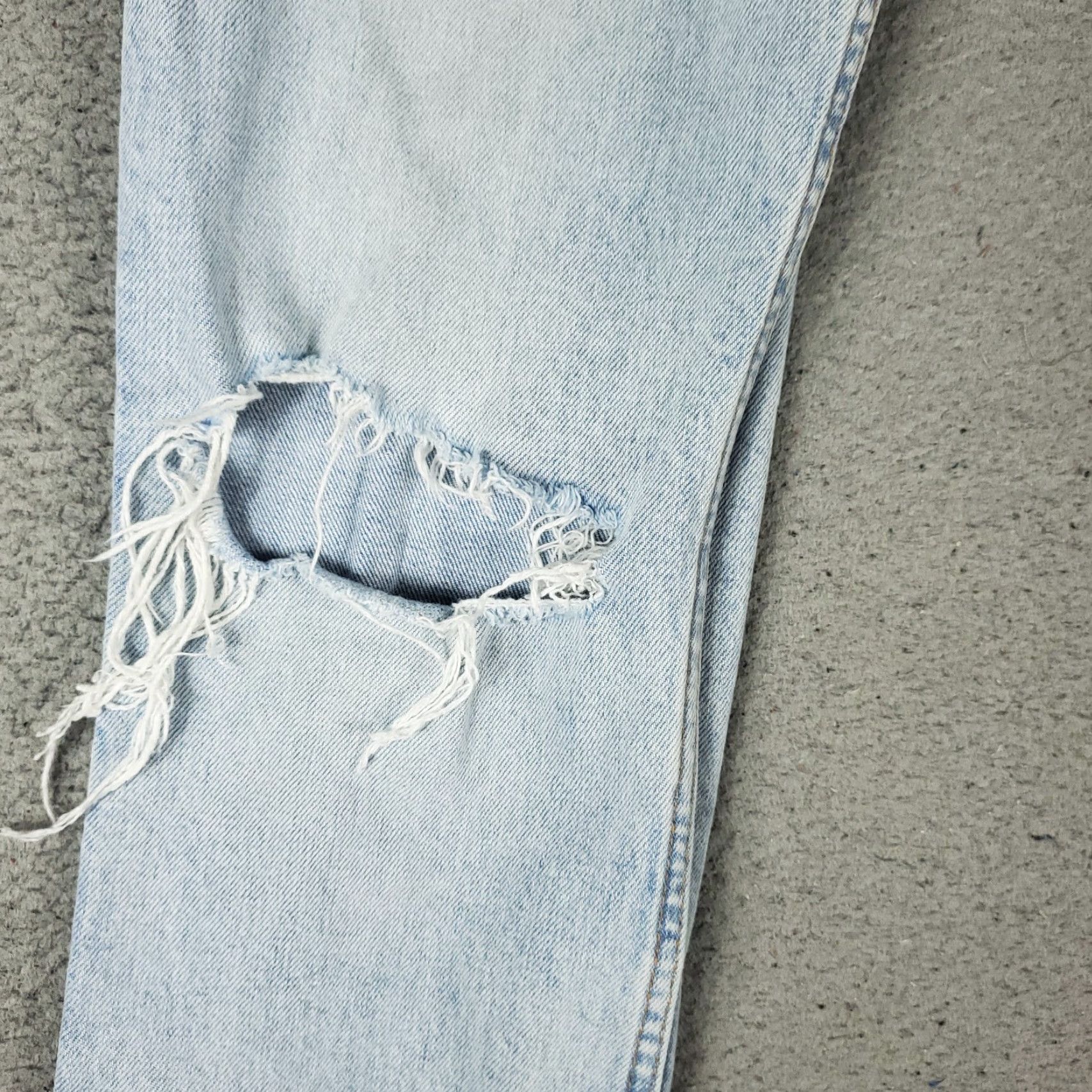 Hudson Hudson Jeans Mens Size 30x30 Blue Distressed Blake Slim Straight Denim Pants Size US 30 / EU 46 - 3 Thumbnail