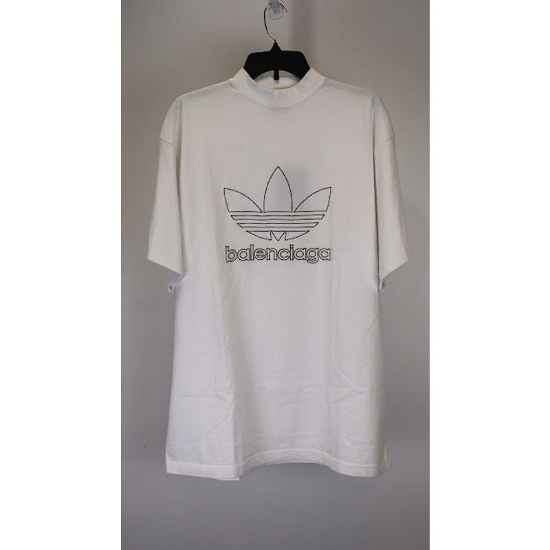 Adidas × Balenciaga o1rshd1 T-Shirt in White Size US S / EU 44-46 / 1 - 1 Thumbnail