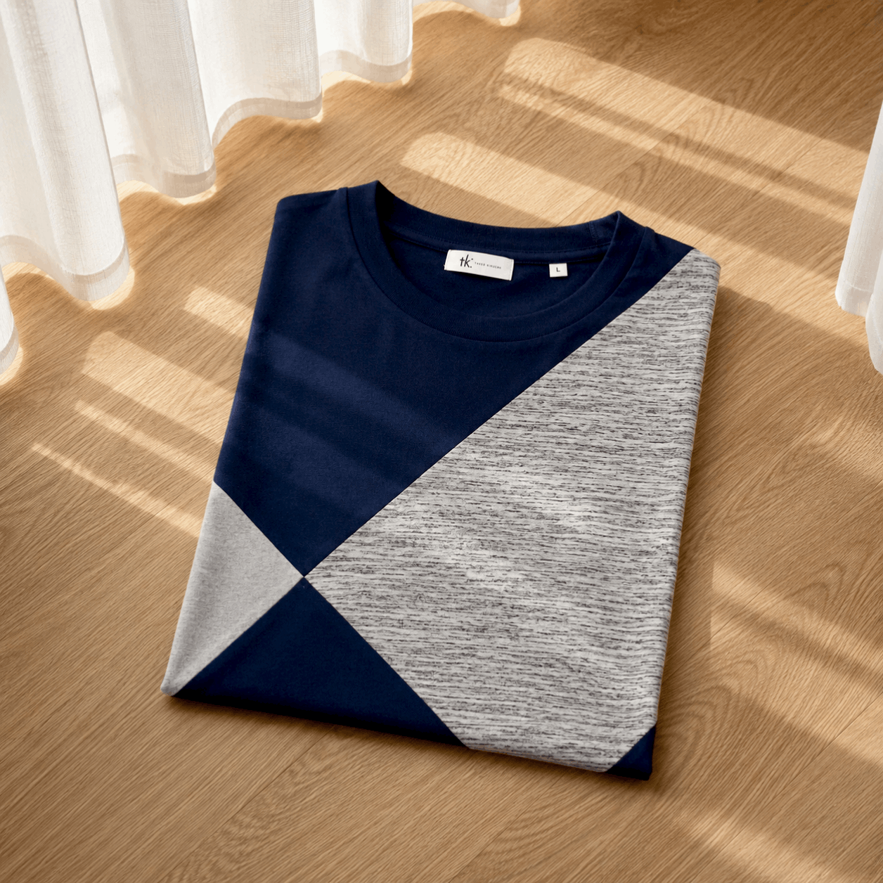 Takeo Kikuchi Takeo Kikuchi Colorblock Tee Shirt ( L ) Size US L / EU 52-54 / 3 - 4 Thumbnail