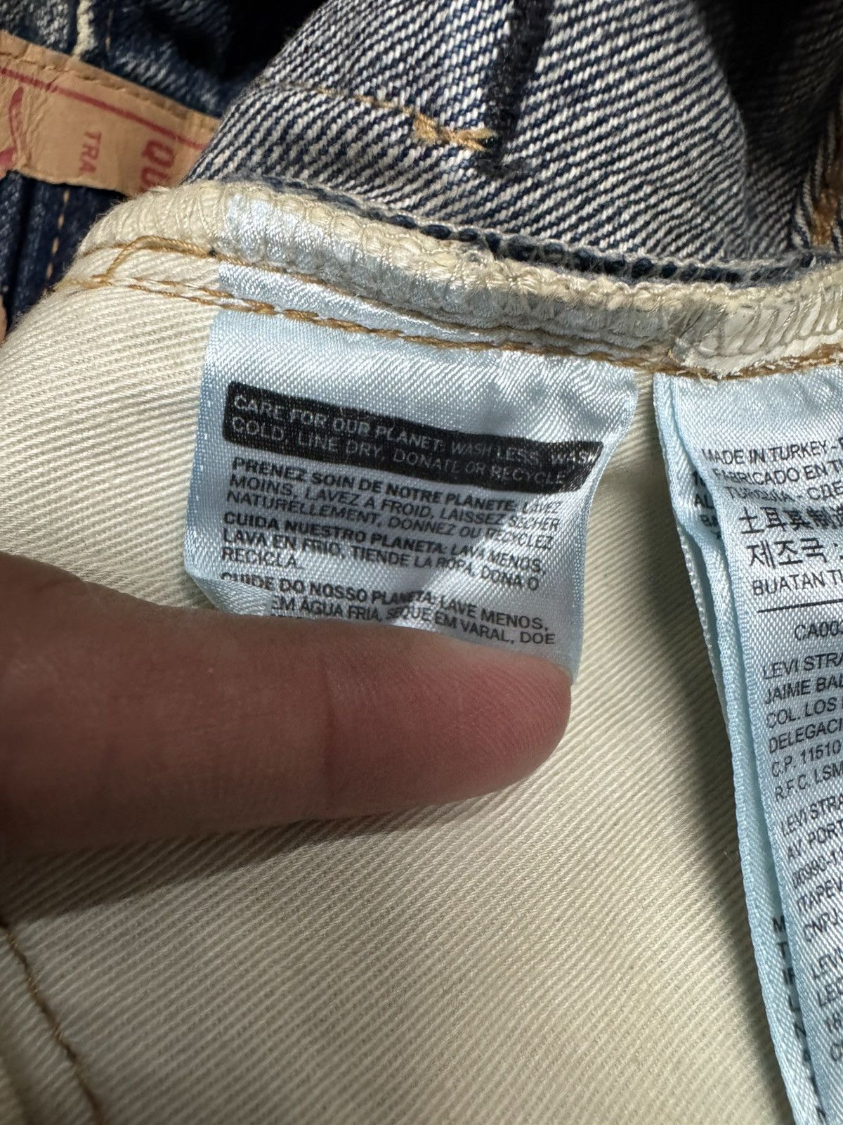 Levi's 💥RARE SELVEDGE💥LEVI'S ( LVC ) 505 BELL BOTTOM BIG E MUDWASH Size US 26 / EU 42 - 14 Thumbnail