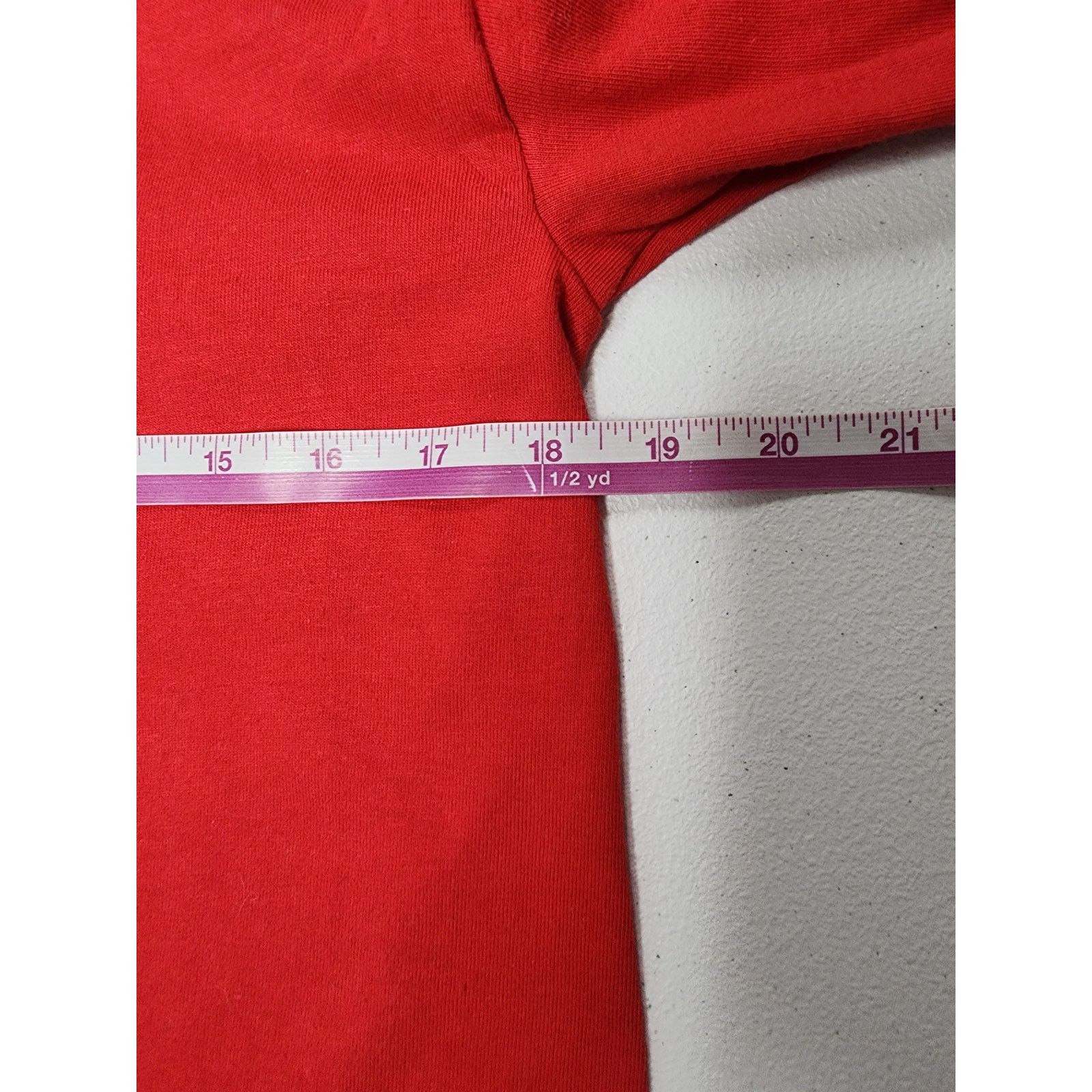 Hanes Hanes Vintage Beefy-T Red Long Sleeve Small Cotton Retro Size US S / EU 44-46 / 1 - 5 Thumbnail