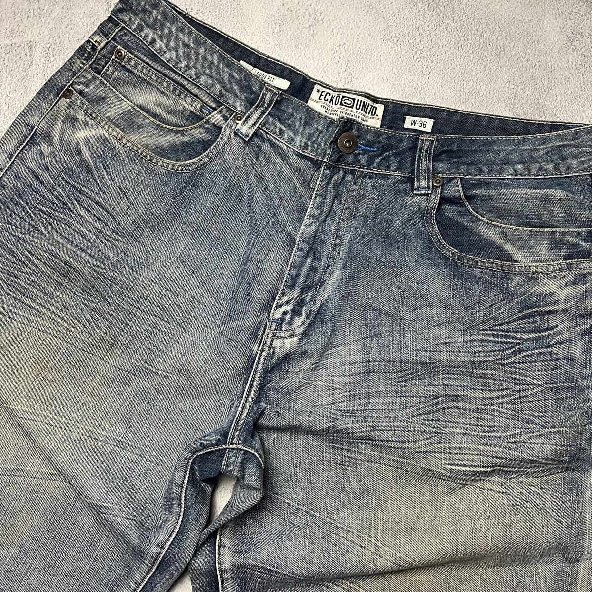 Ecko Unltd. × Vintage Crazy Y2K Baggy Ecko Unltd. denim short Size US 42 / EU 58 - 3 Thumbnail
