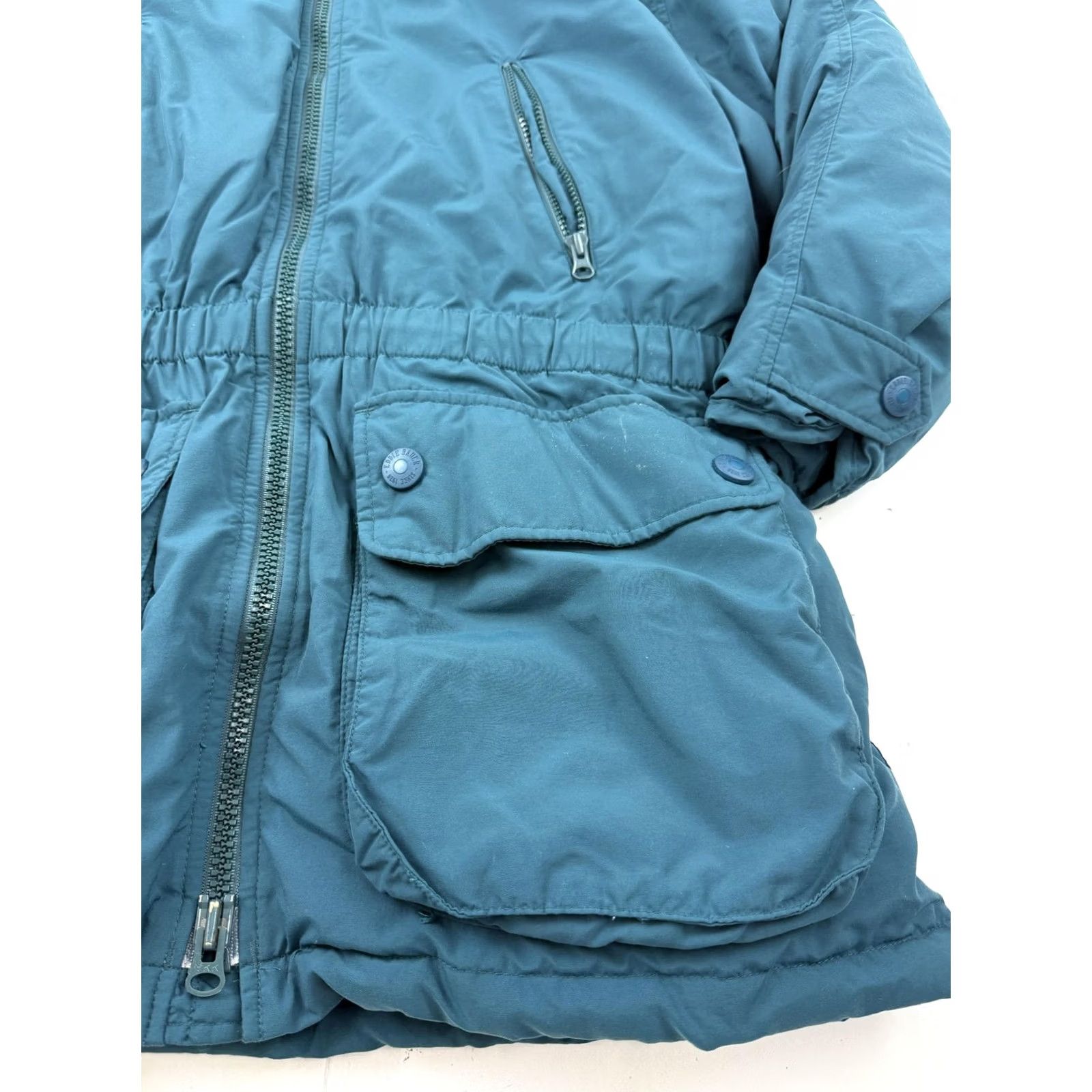 Eddie Bauer VINTAGE Eddie Bauer Coat Womens Medium Blue Hooded Insulated Parka Ski Winter Size M / US 6-8 / IT 42-44 - 2 Thumbnail
