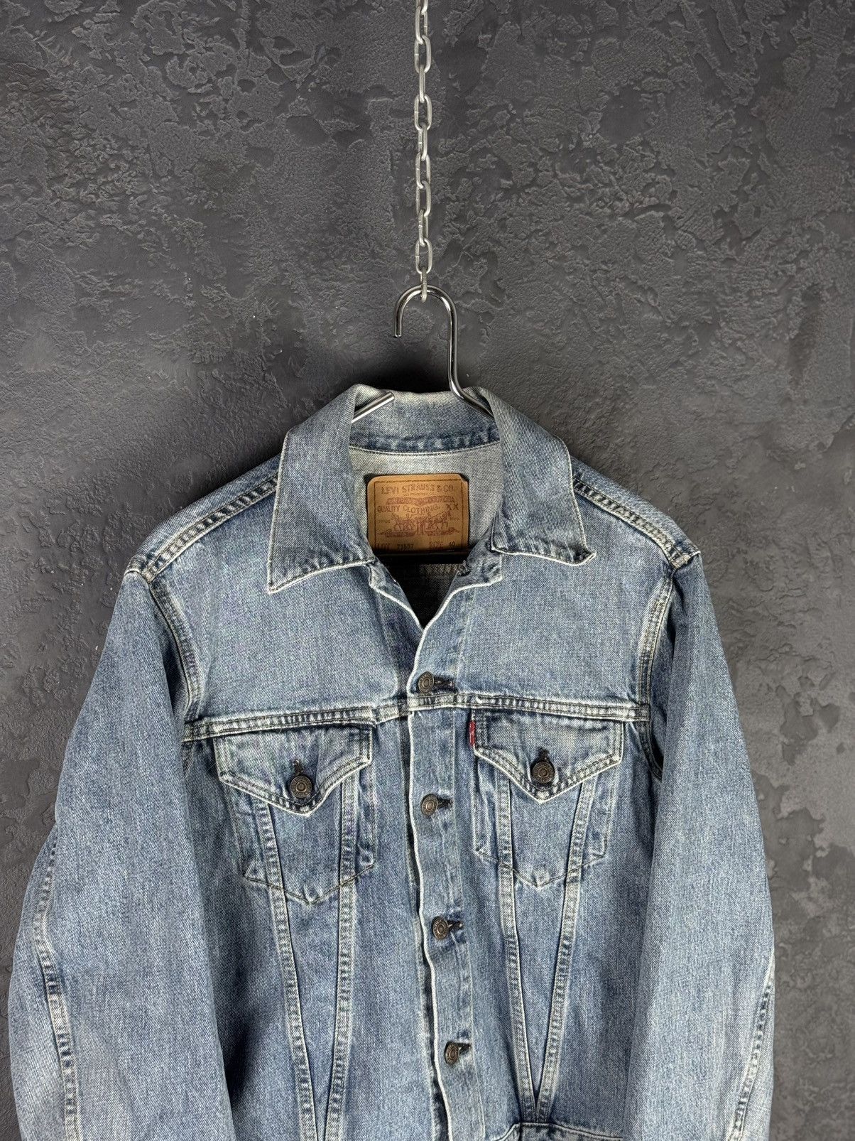 Levi's Vintage Clothing Levi’s 71557-02 Mens Vintage 1994 Big E Denim Jacket Japan Size US M / EU 48-50 / 2 - 2 Thumbnail