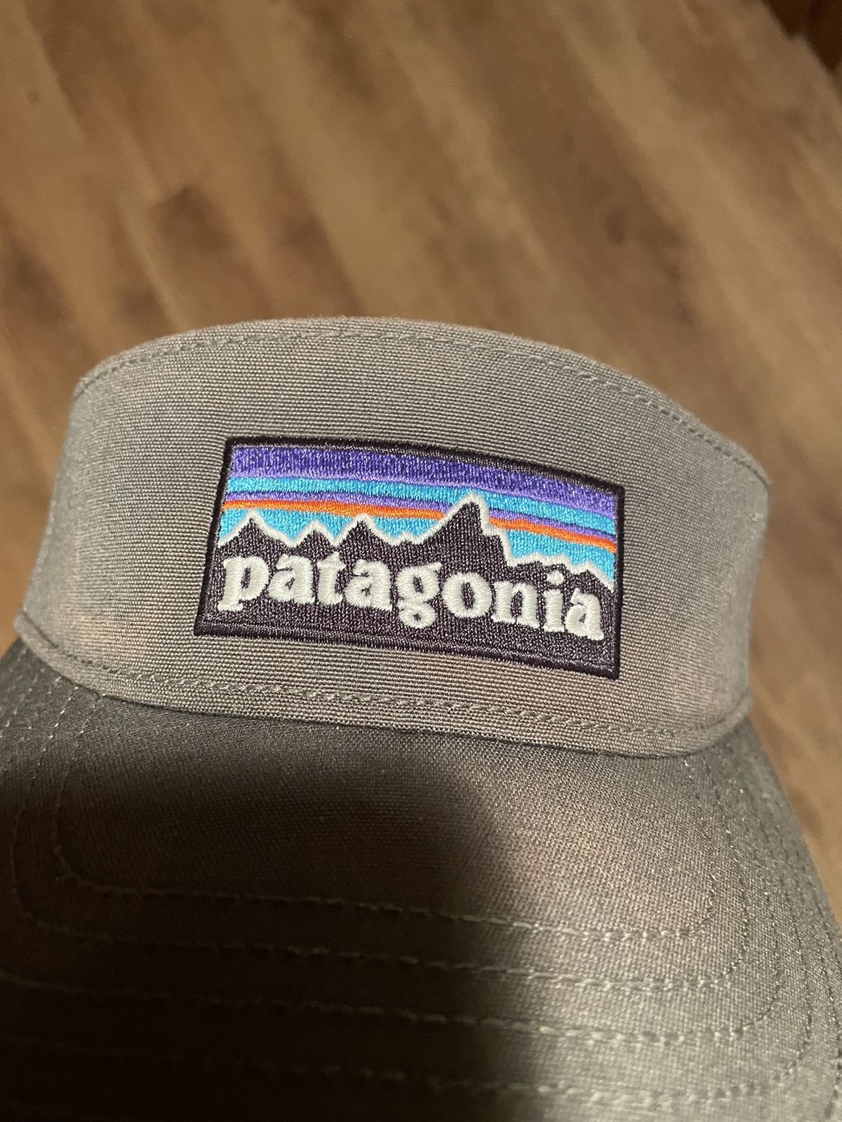 Patagonia × Vintage Patagonia Vintage Visor Outdoor Streetwear Y2k Big Logo Size ONE SIZE - 2 Thumbnail
