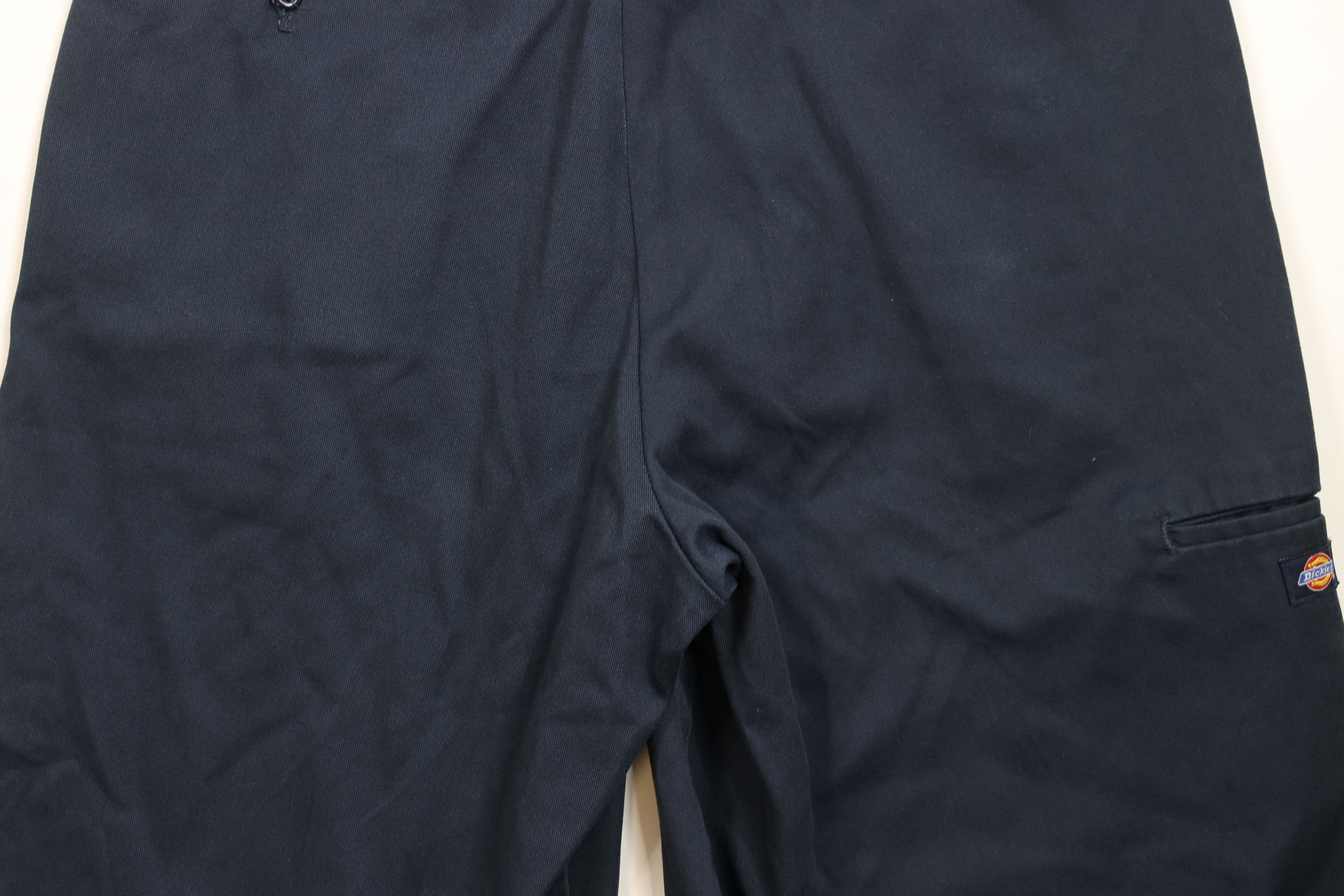 Dickies × Vintage Vintage Dickies Spell Baggy Loose Fit Workwear Shorts Blue Size US 36 / EU 52 - 12 Thumbnail
