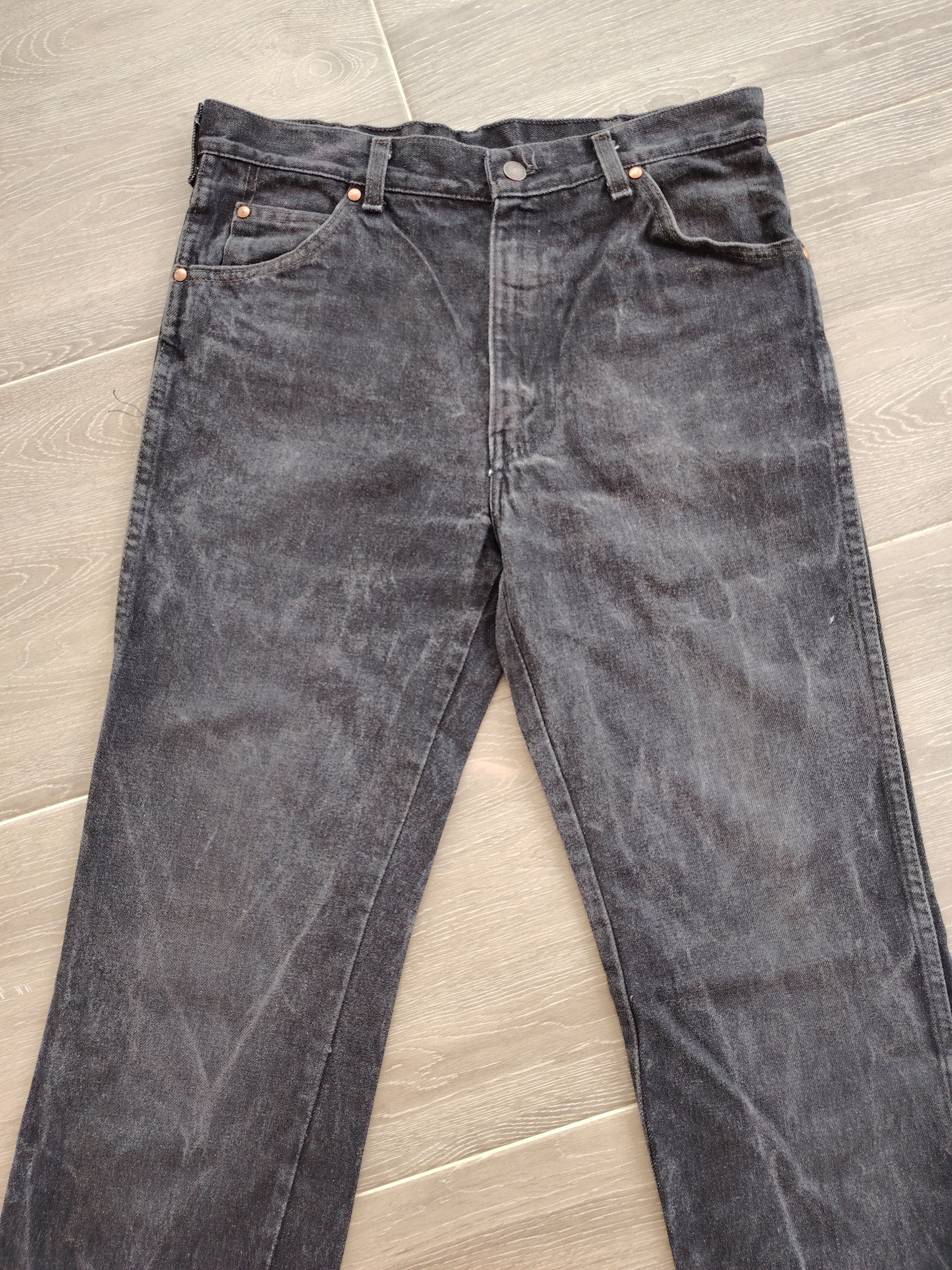 Levi's Vintage 90s Levis 557 Bootcut For Cowboys Black Jeans Size US 33 - 5 Thumbnail