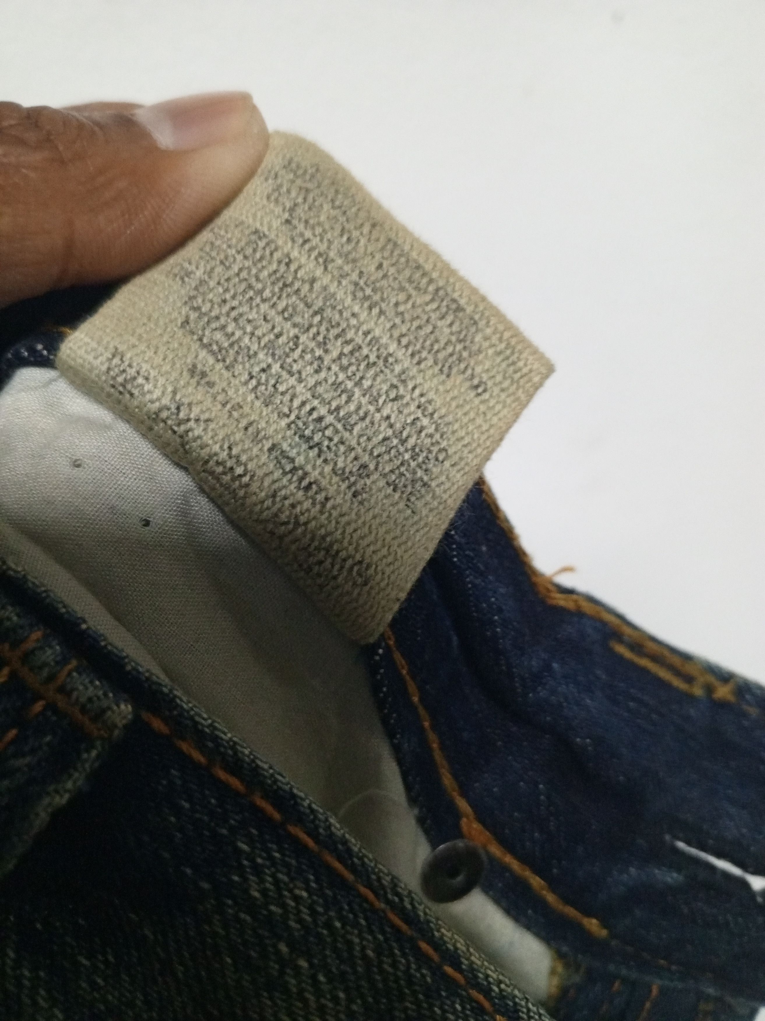 If Six Was Nine Painted Denim Slim Jeans Size US 30 / EU 46 - 10 Thumbnail