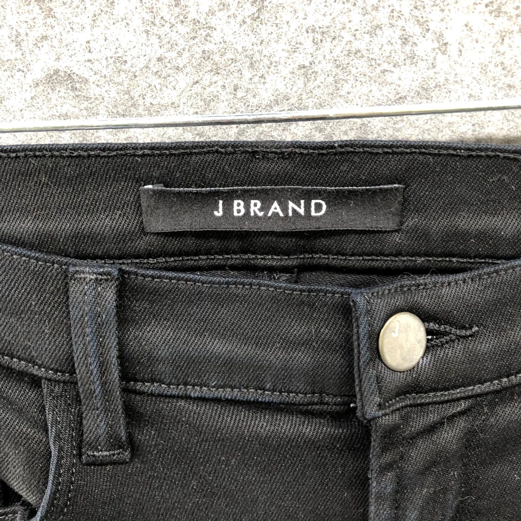 J Brand J Brand Skinny Leg Jeans Womens 27 Black Stretch Lyocell Blend Low Rise Denim 5-Pocket Mens Womens Girls Boys Size 27" / US 4 / IT 40 - 5 Thumbnail