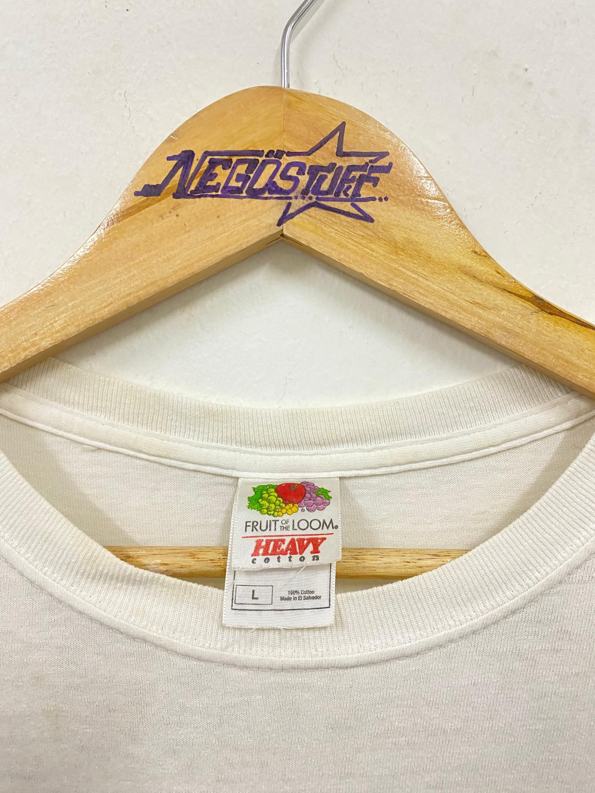 Vintage Vintage 90s Bloodshot Records promo t shirt Size US L / EU 52-54 / 3 - 4 Thumbnail