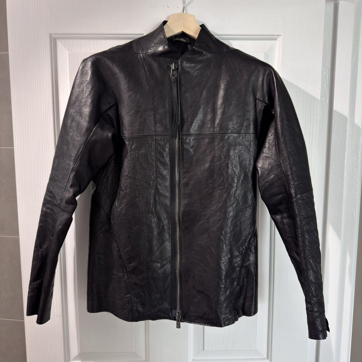 D.Hygen D. HYGEN Horse Leather Jacket – Size 2 (JP) / EU 46–48 Size US S / EU 44-46 / 1 - 1 Thumbnail