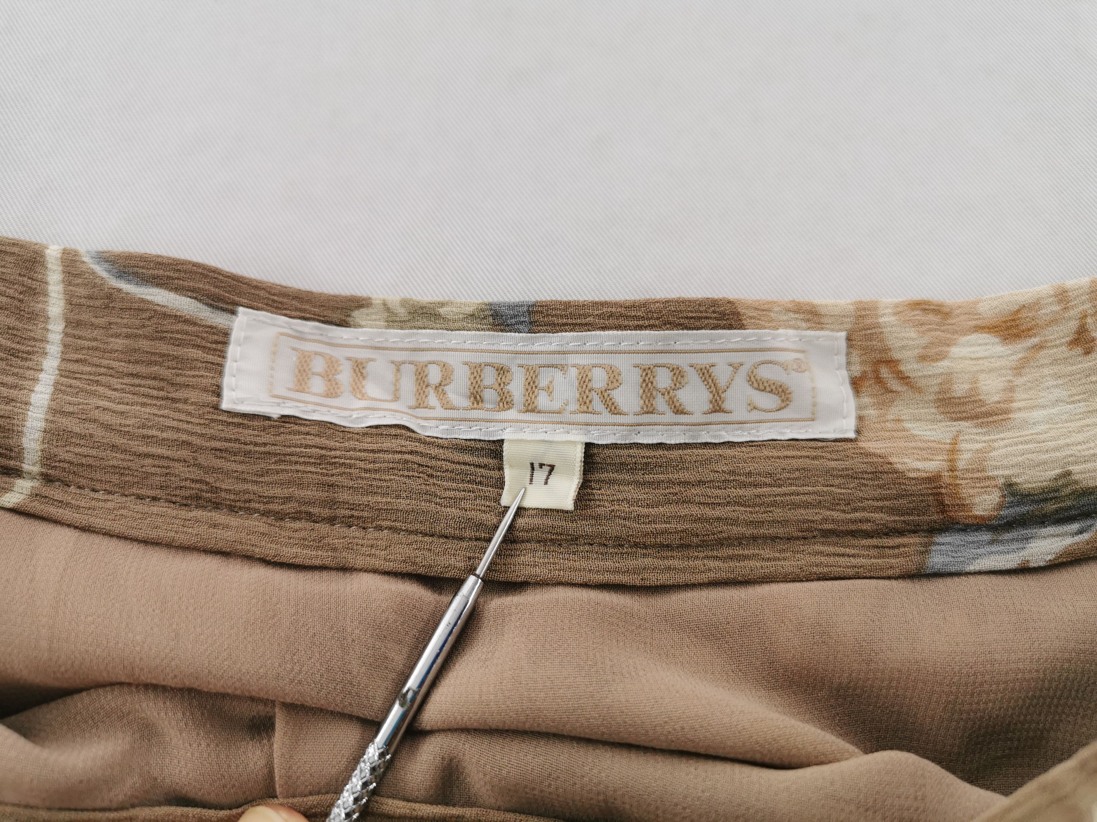 Burberry Vintage 90's Burberrys Skirt Floral Design Size 30 Size 30" / US 8 / IT 44 - 6 Thumbnail