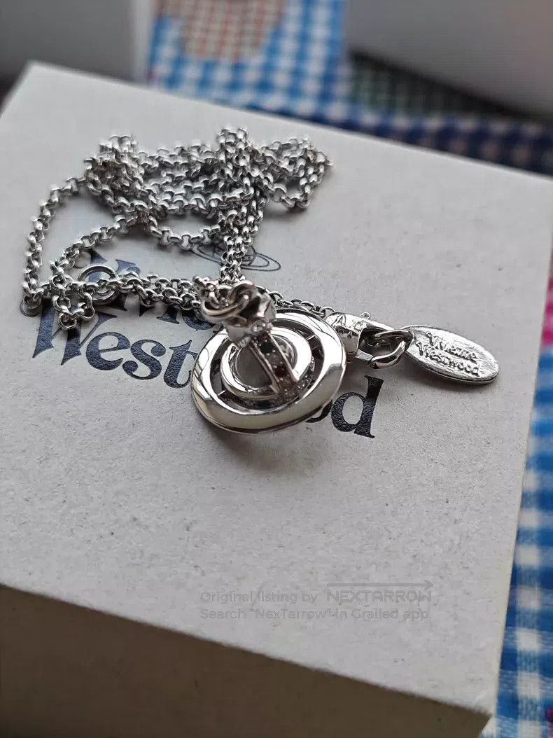 Vivienne Westwood vivienne westwood Silver Small Orb Necklace Size ONE SIZE - 1 Thumbnail