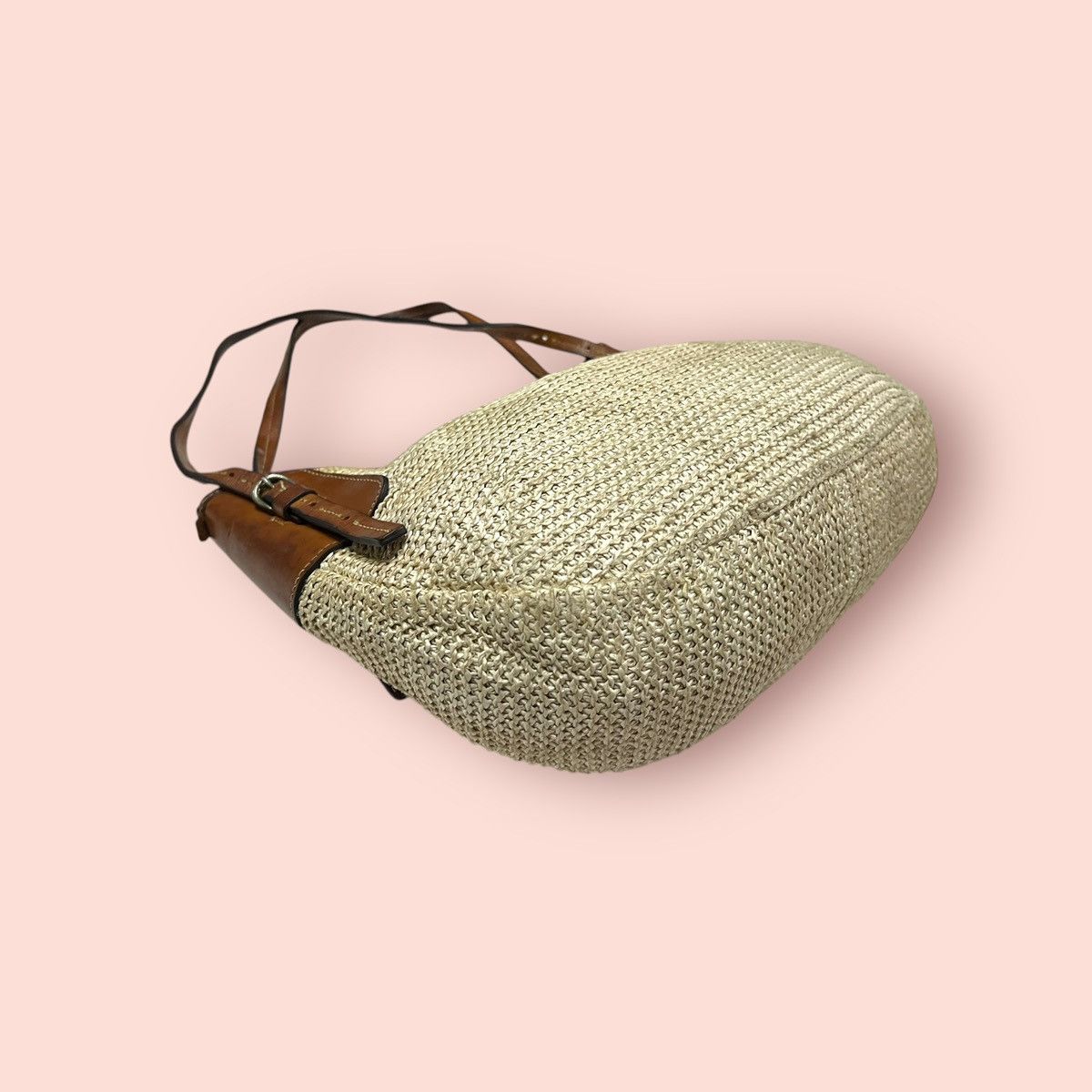 Edition Japan × Japanese Brand × Vintage VINTAGE SAZABY JAPAN CROCHET STRAW / LEATHER STRAPS HANDBAG Size ONE SIZE - 9 Thumbnail