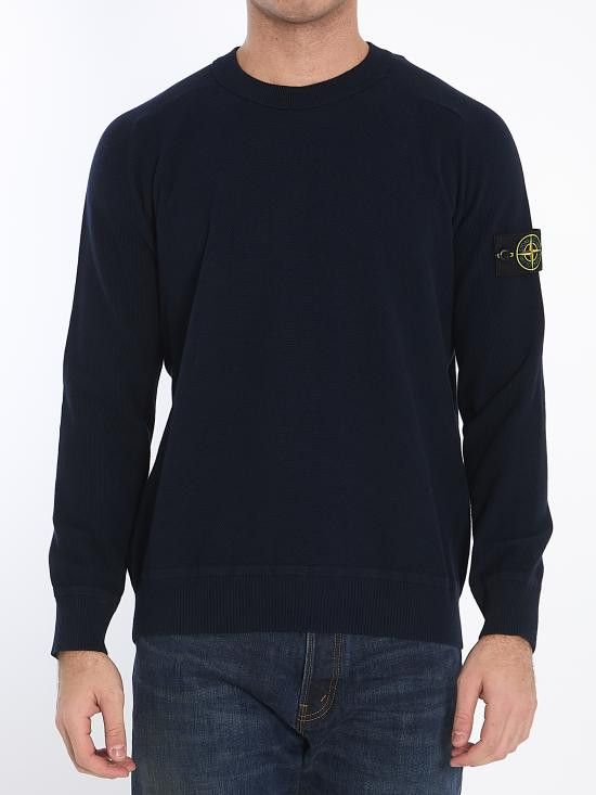 Stone Island STONE ISLAND Men Sweater K1S155100036 BLUE Size US XL / EU 56 / 4 - 1 Thumbnail