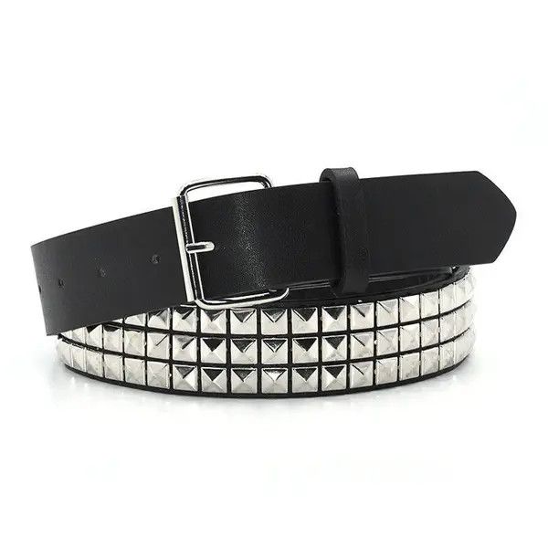 Japanese Brand Belt Studded Punk Size 46 - 7 Thumbnail