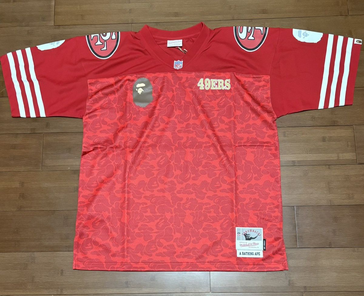 A Bathing Ape San Francisco 49ers NFL Football SIZE XL