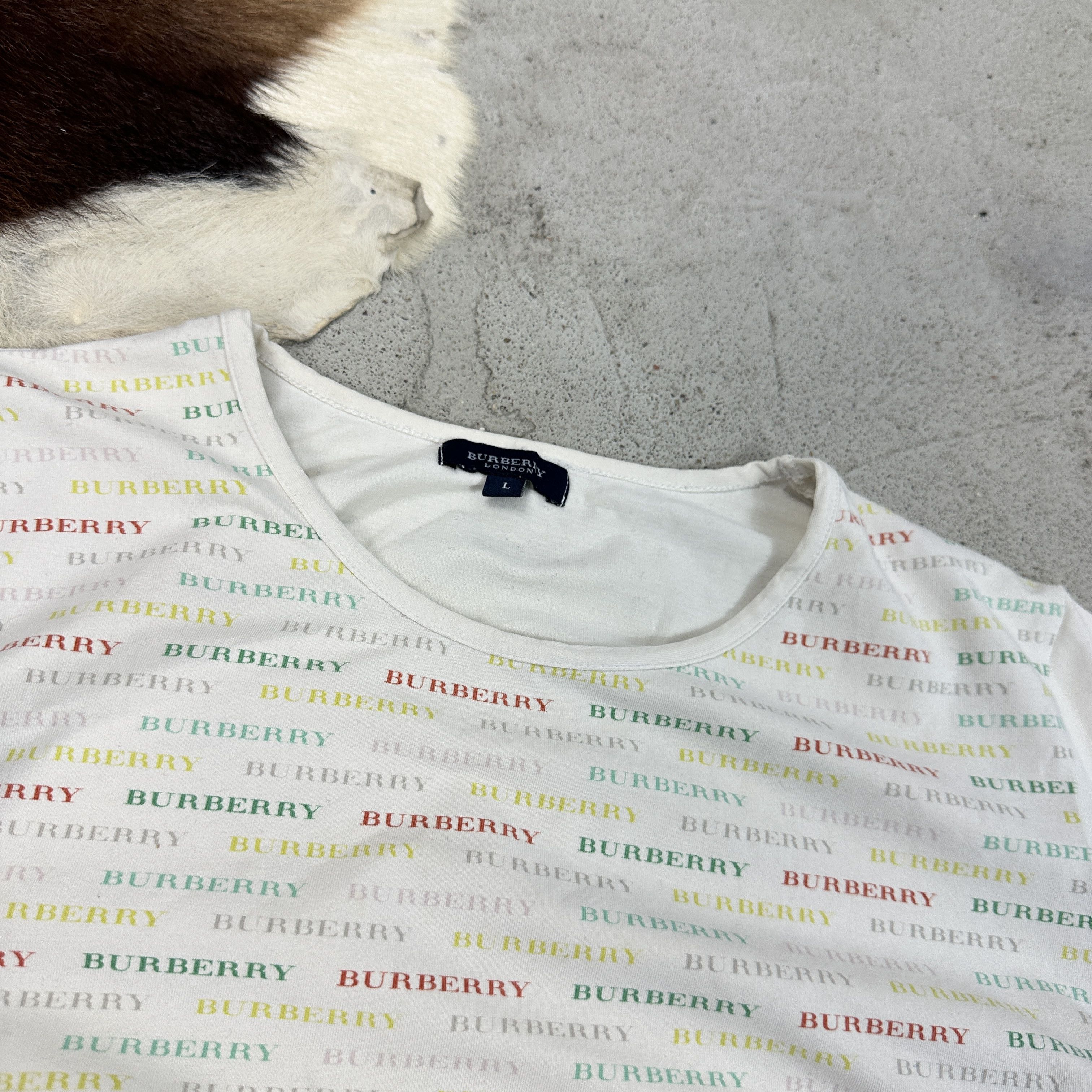 Burberry × Vintage Vintage Casual Old Money Preppy Burberry T-shirt 00s Size L / US 10 / IT 46 - 4 Thumbnail