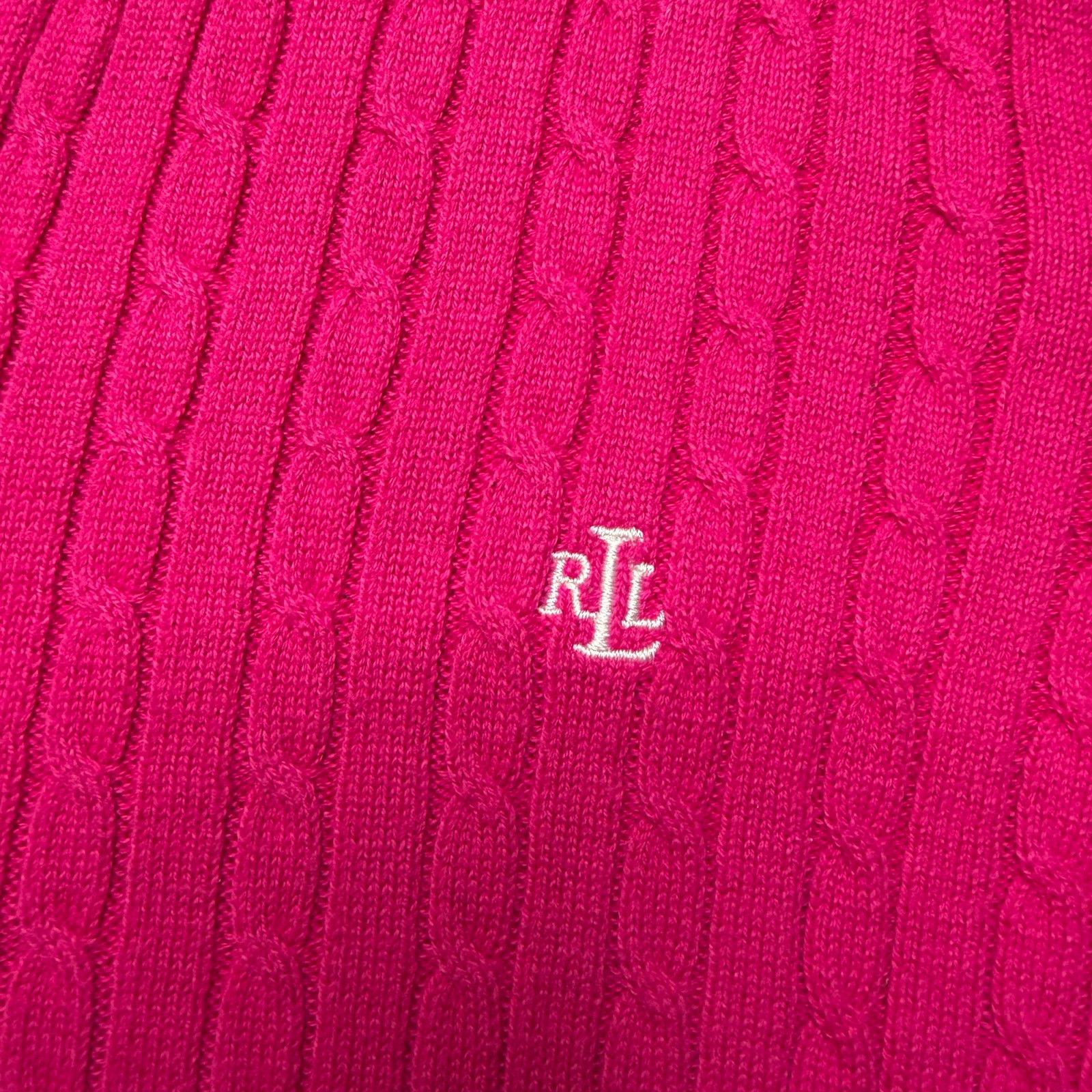 Lauren Ralph Lauren Lauren Ralph Lauren RL Active Cable Knit Sweater Women Large Size L / US 10 / IT 46 - 2 Thumbnail